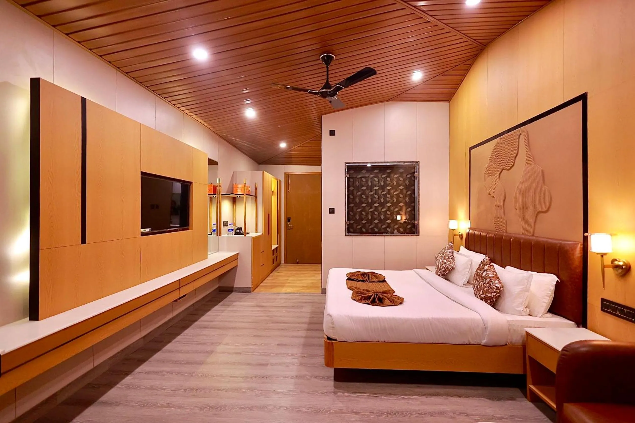 Bed in Blue Pine Resort