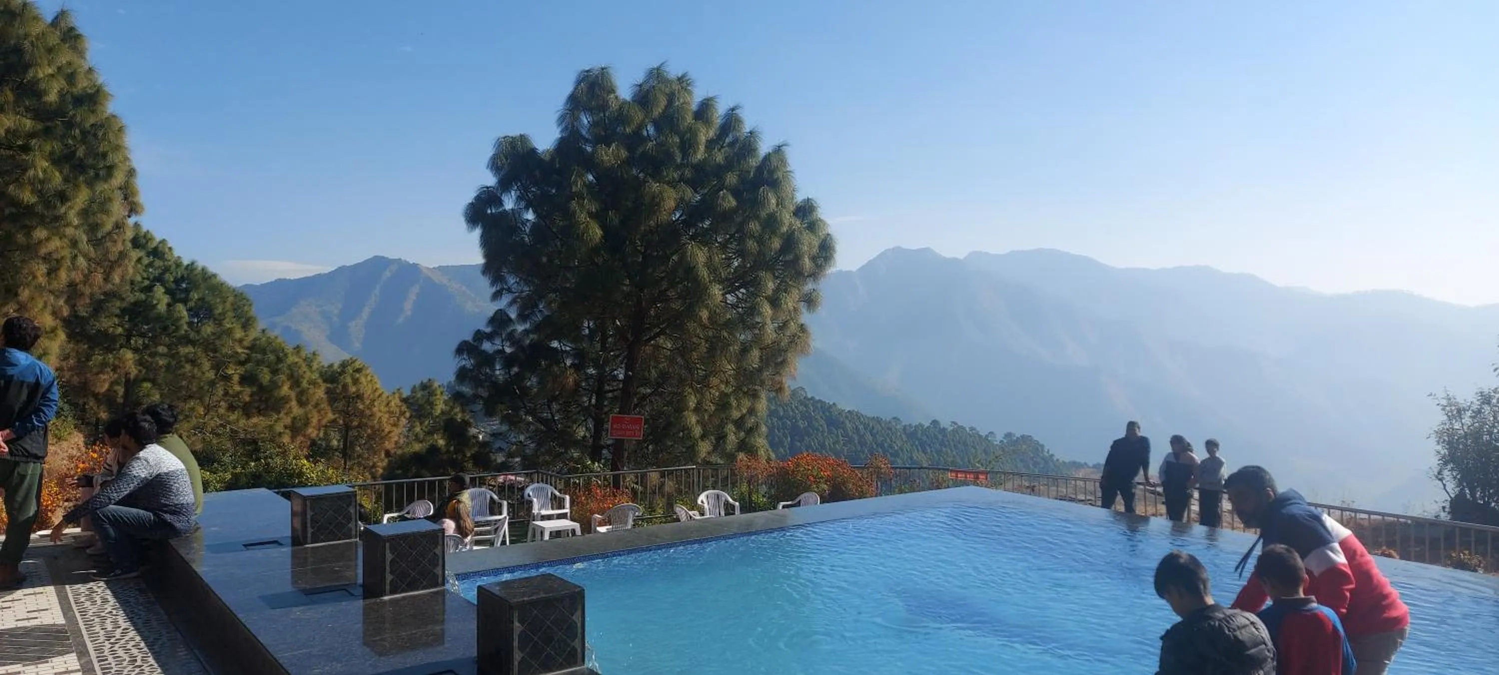 Swimming pool in Blue Pine Resort