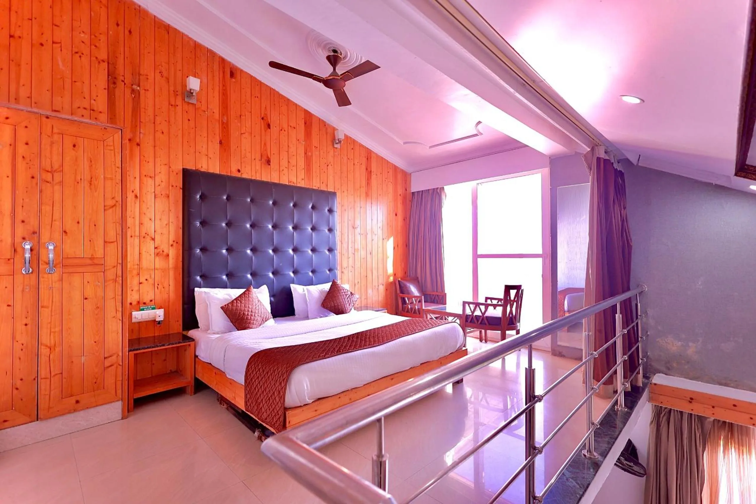 Bed in Blue Pine Resort