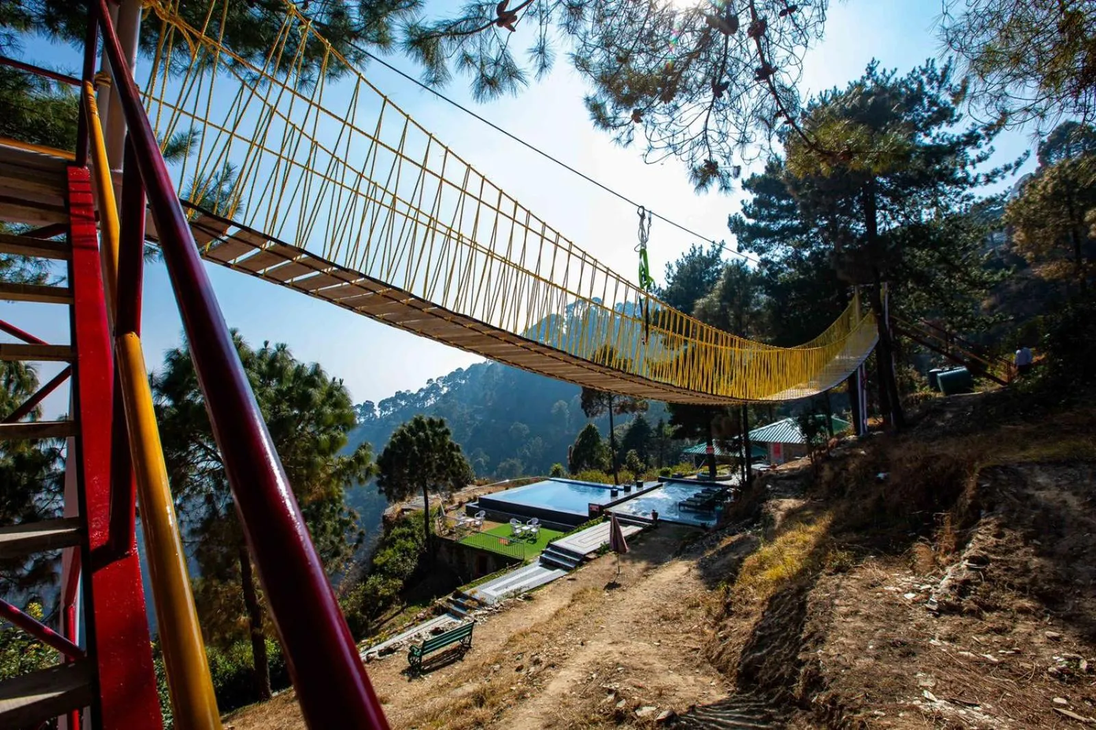 Children play ground in Blue Pine Resort