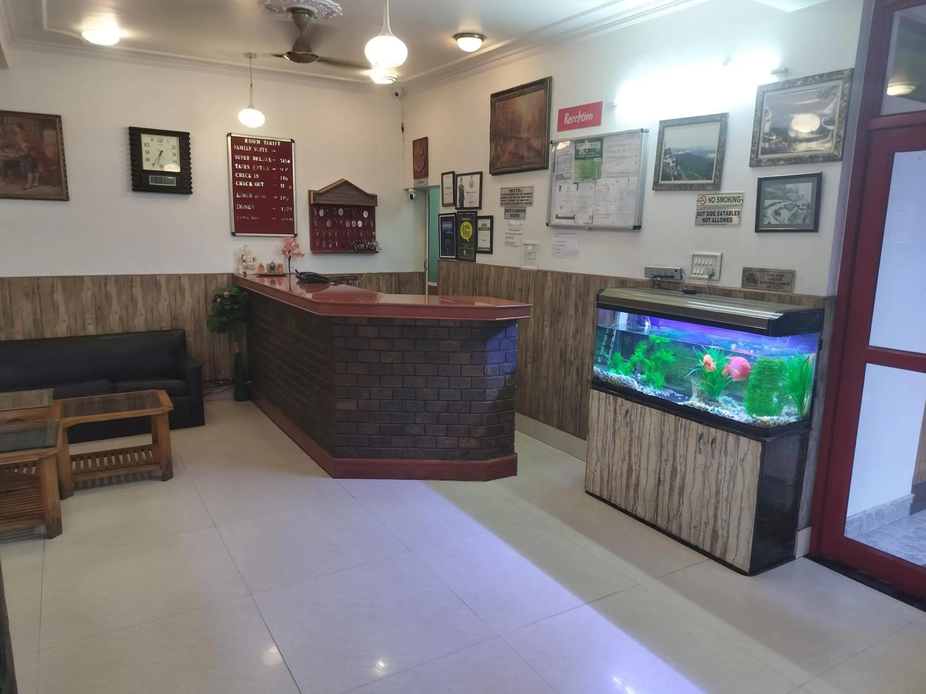 Lobby or reception in Blue Pine Resort