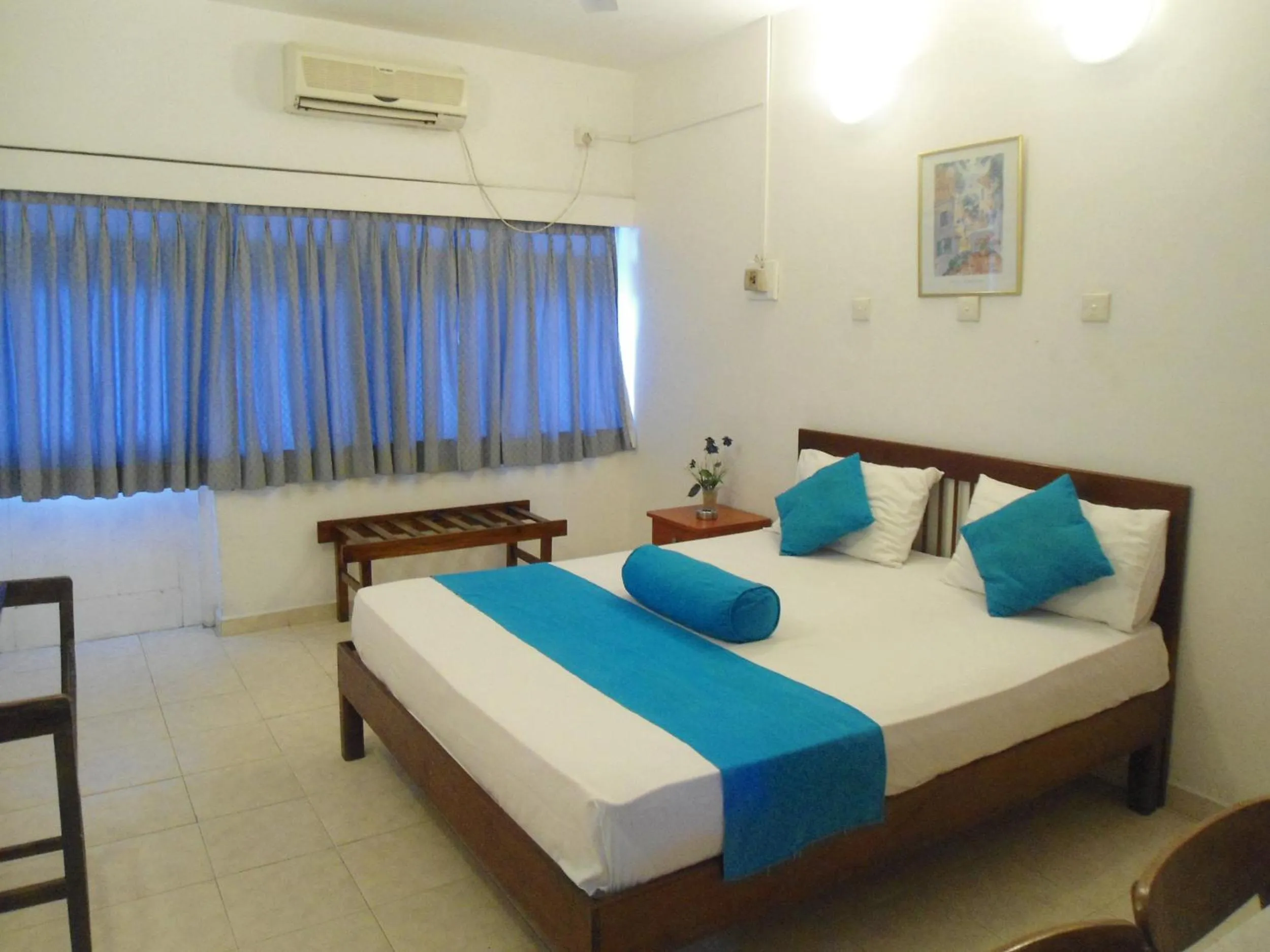 Bed in Ranveli Beach Resort