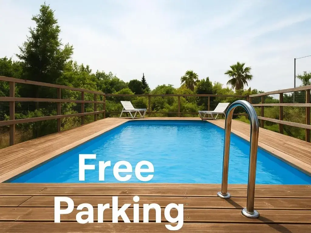 Pool view in Residence O'Sole Mio Pompei Pool view in Residence O'Sole Mio Pompei