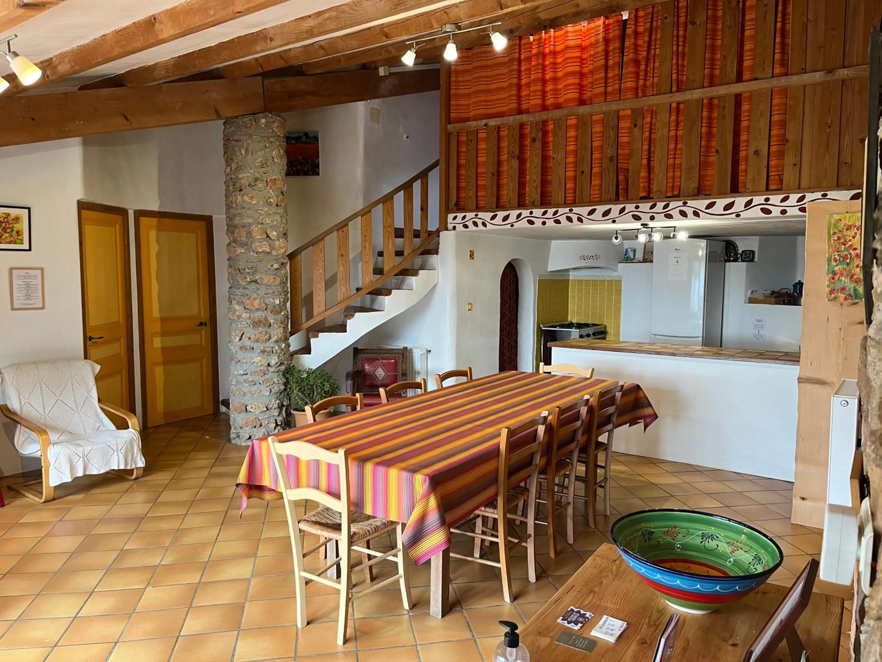 Seating area in Chambres d'hôtes Gîte Saint Roch