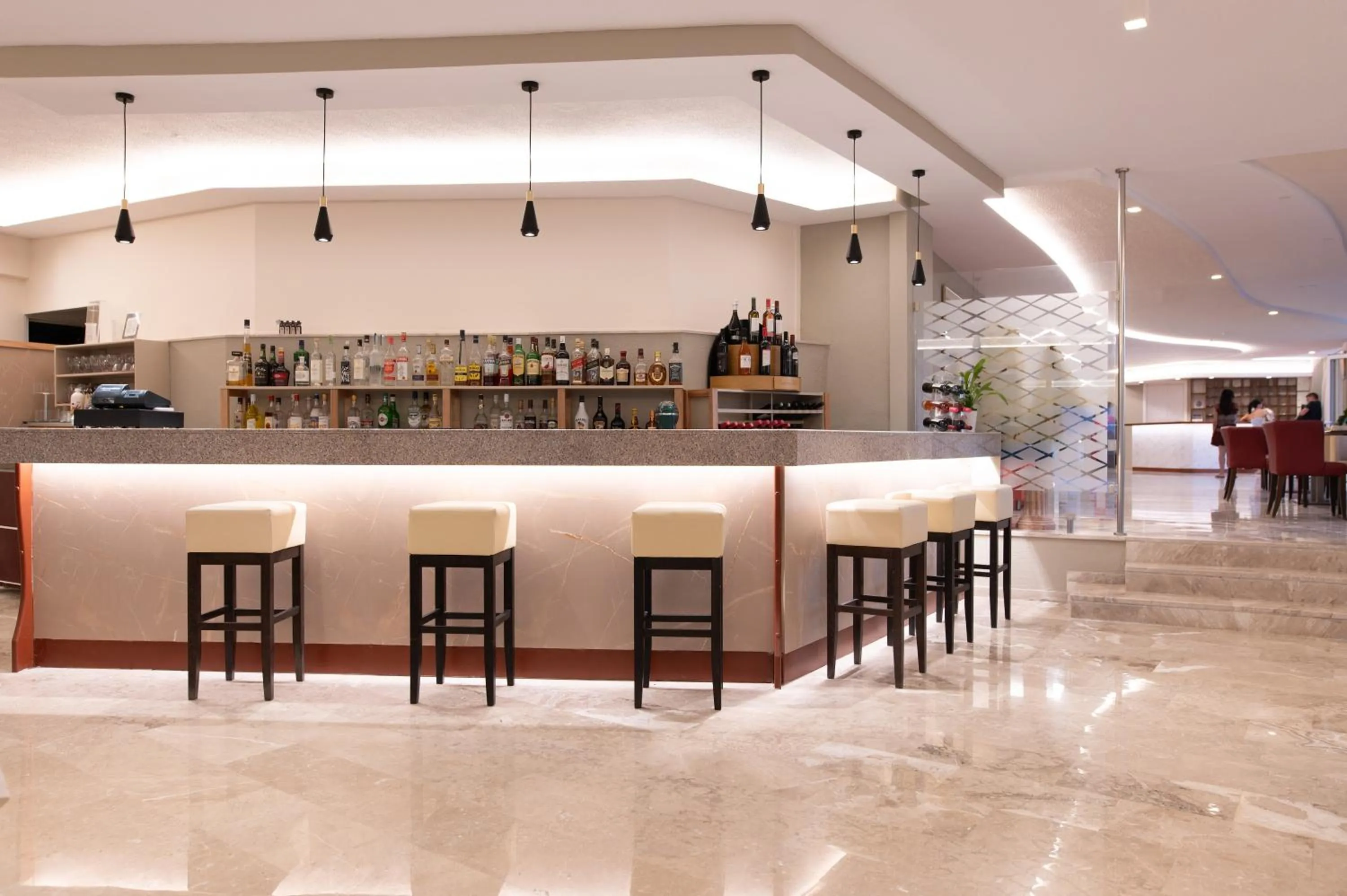 Lounge or bar in Costa Angela Seaside Resort