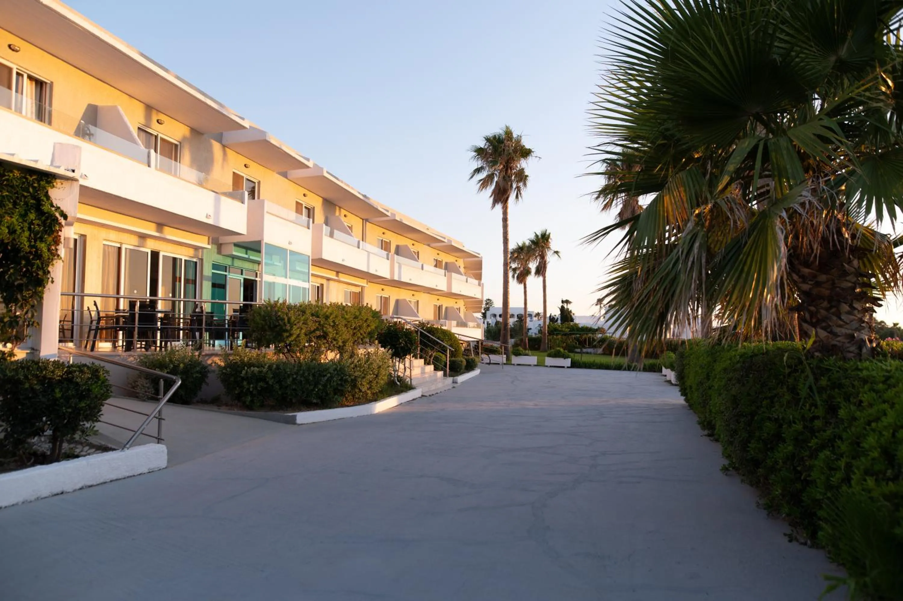 Facade/entrance in Costa Angela Seaside Resort