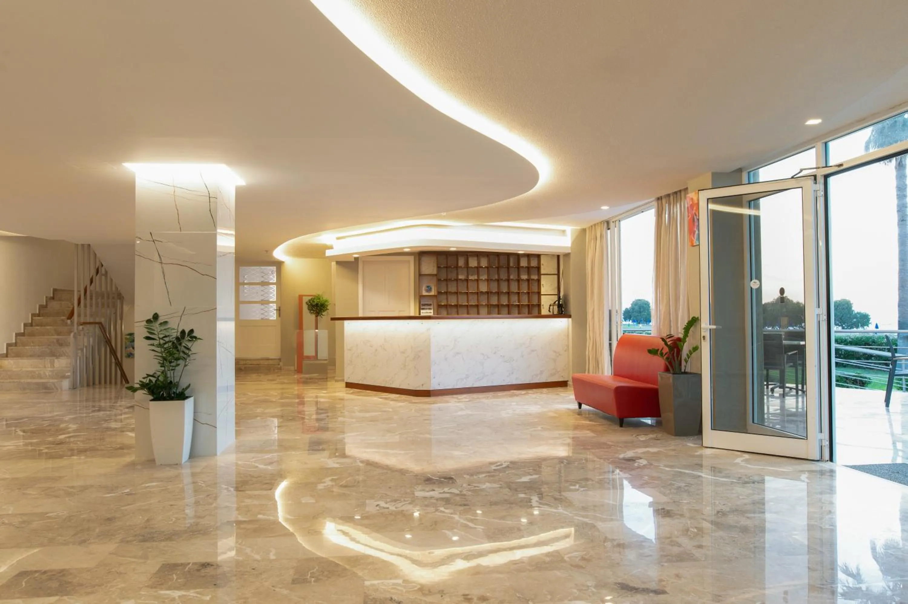 Lobby or reception in Costa Angela Seaside Resort
