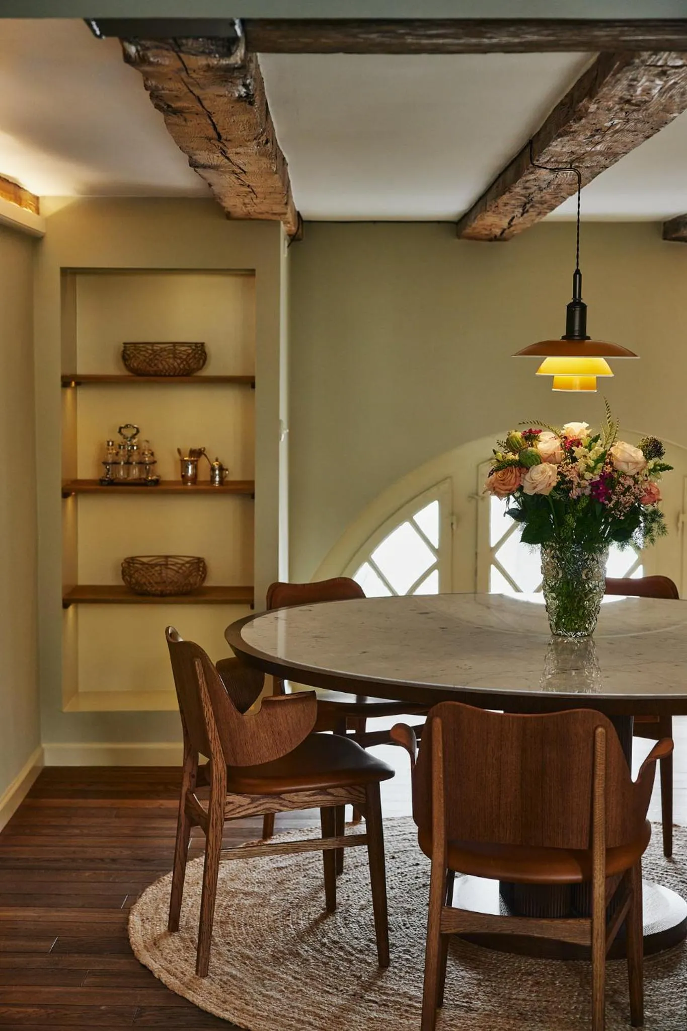 Dining area in Hotel Sanders