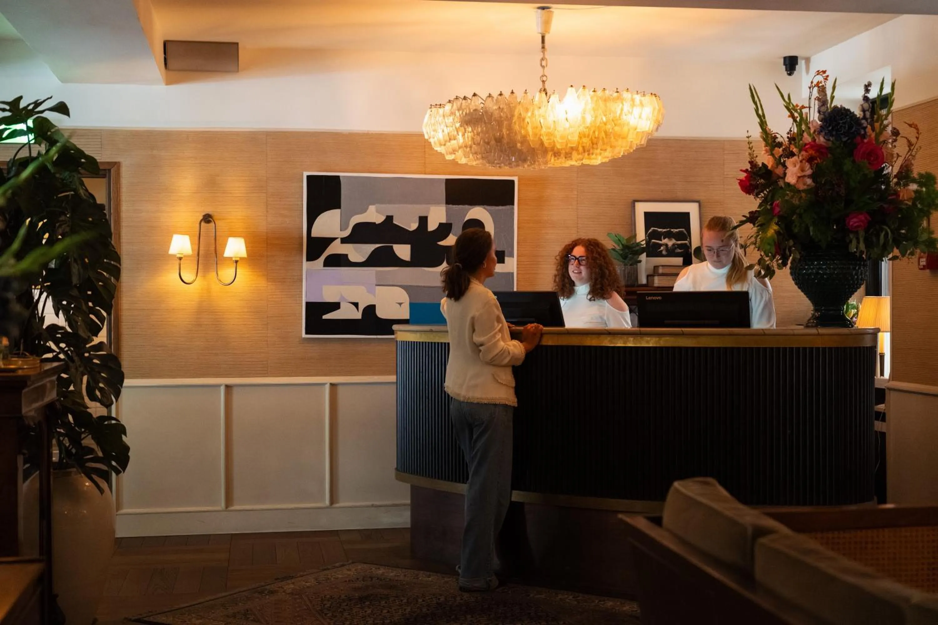 Lobby or reception in Hotel Sanders