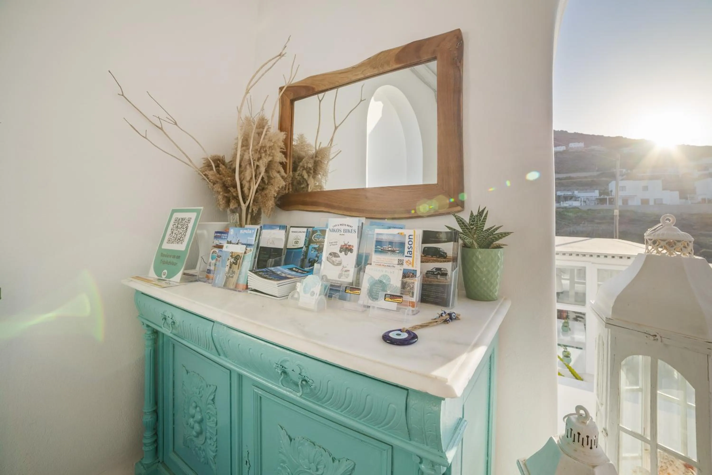 Lobby or reception in Naxos Cave Suites