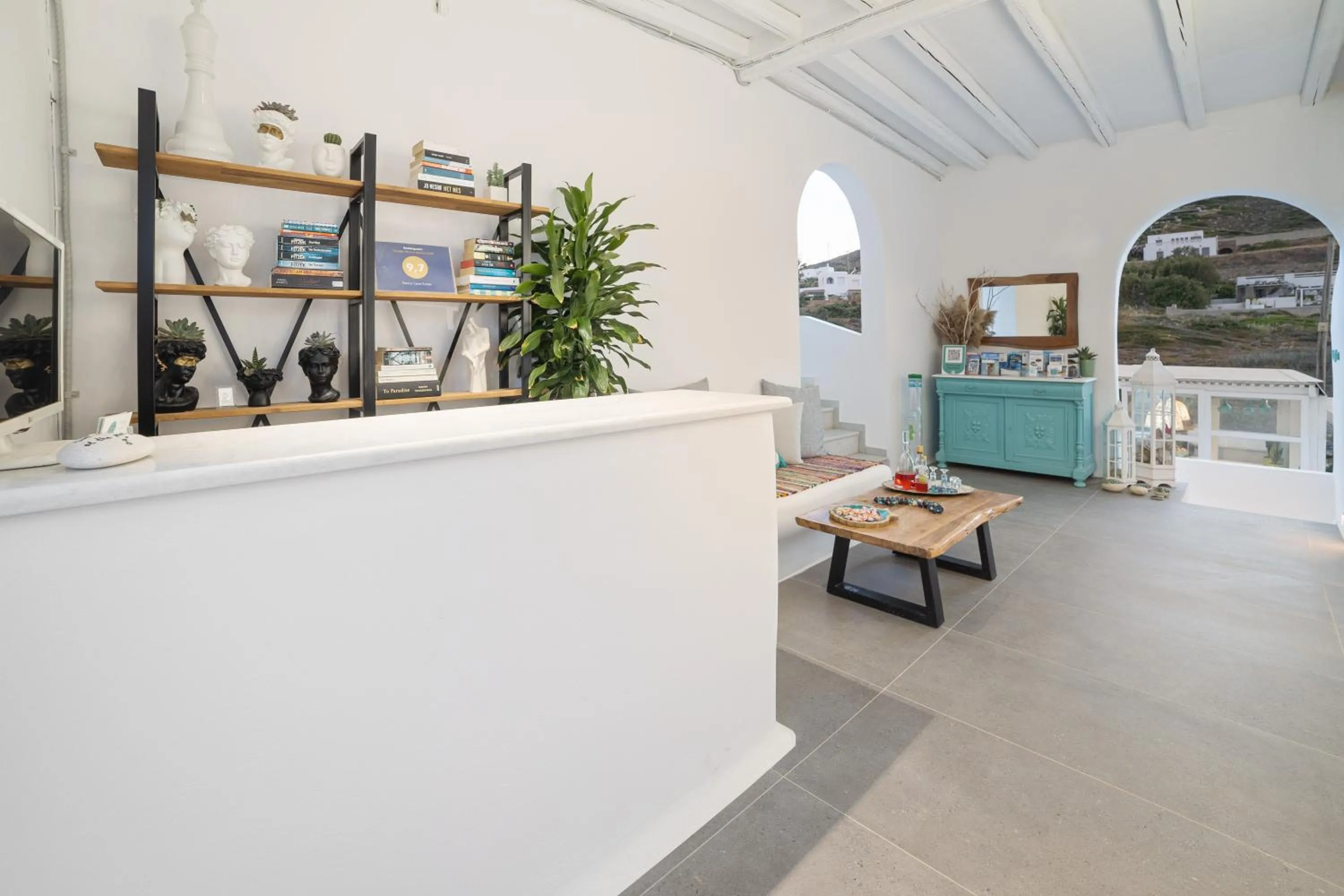 Lobby or reception in Naxos Cave Suites