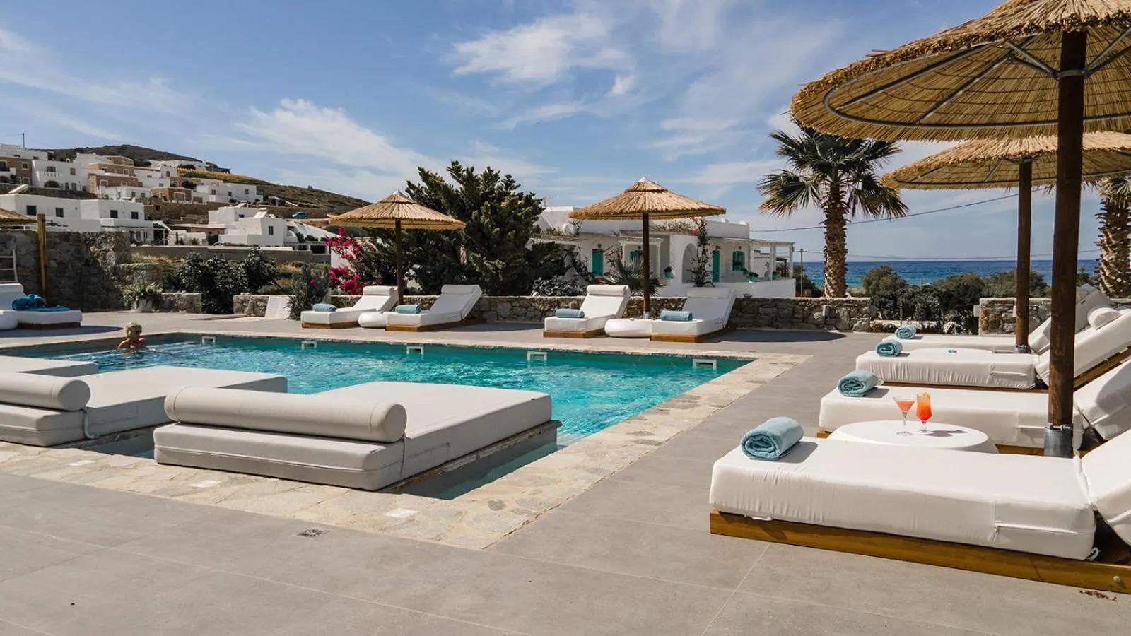 Swimming pool in Naxos Cave Suites