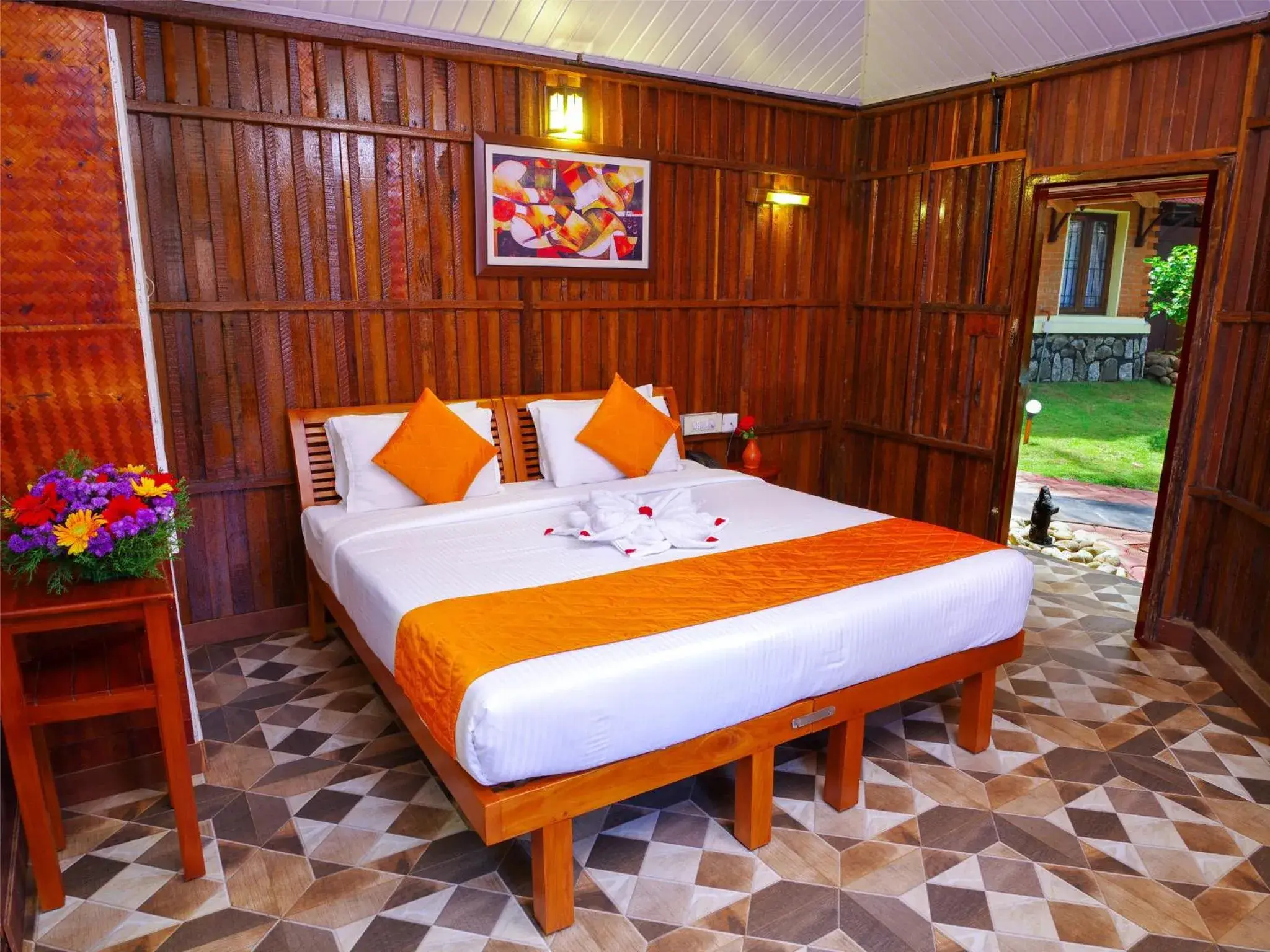 Standard Double Room with Fan in Krishnatheeram Ayur Holy Beach Resorts Standard Double Room with Fan in Krishnatheeram Ayur Holy Beach Resorts