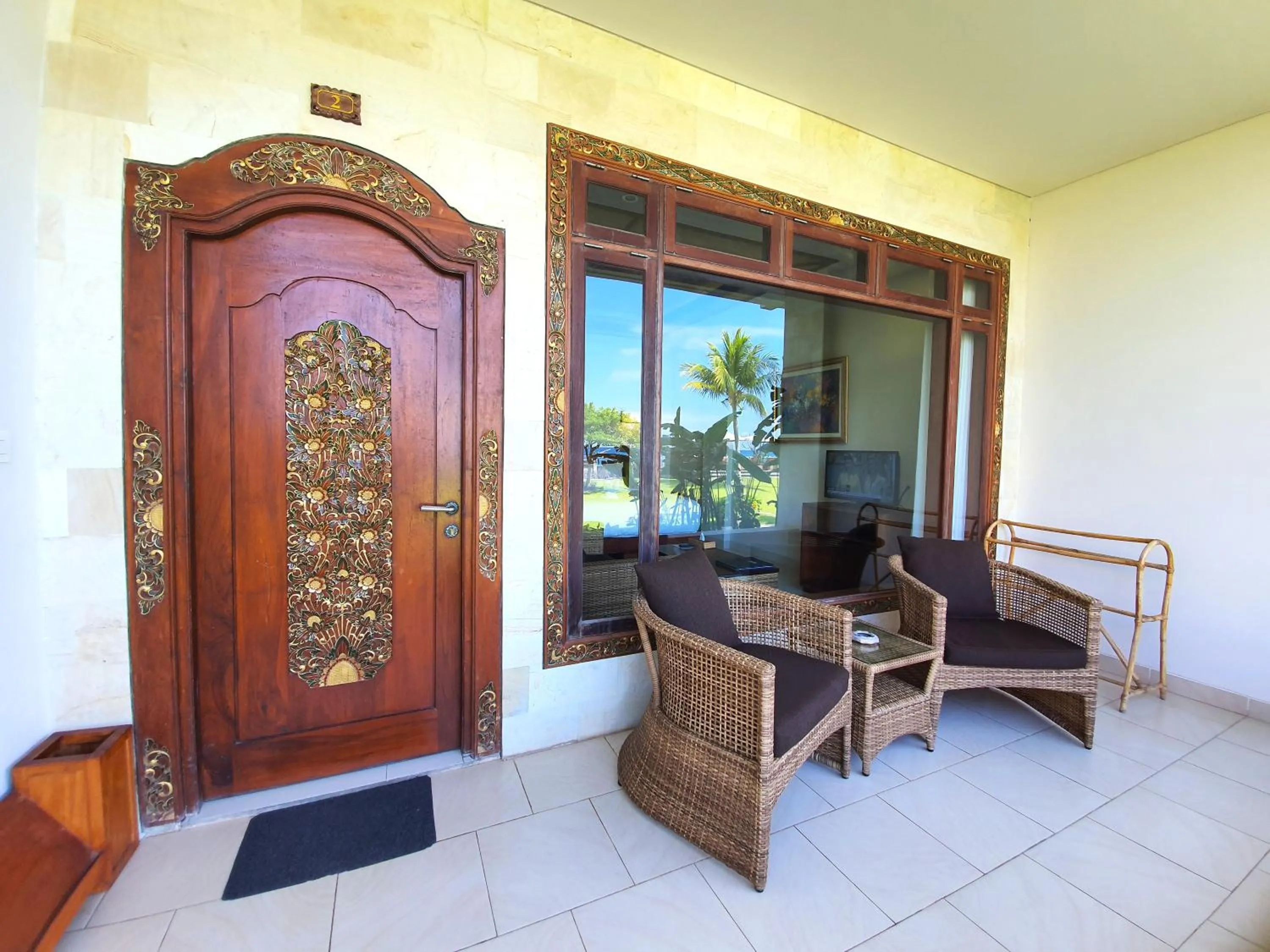 Patio in Hotel Genggong