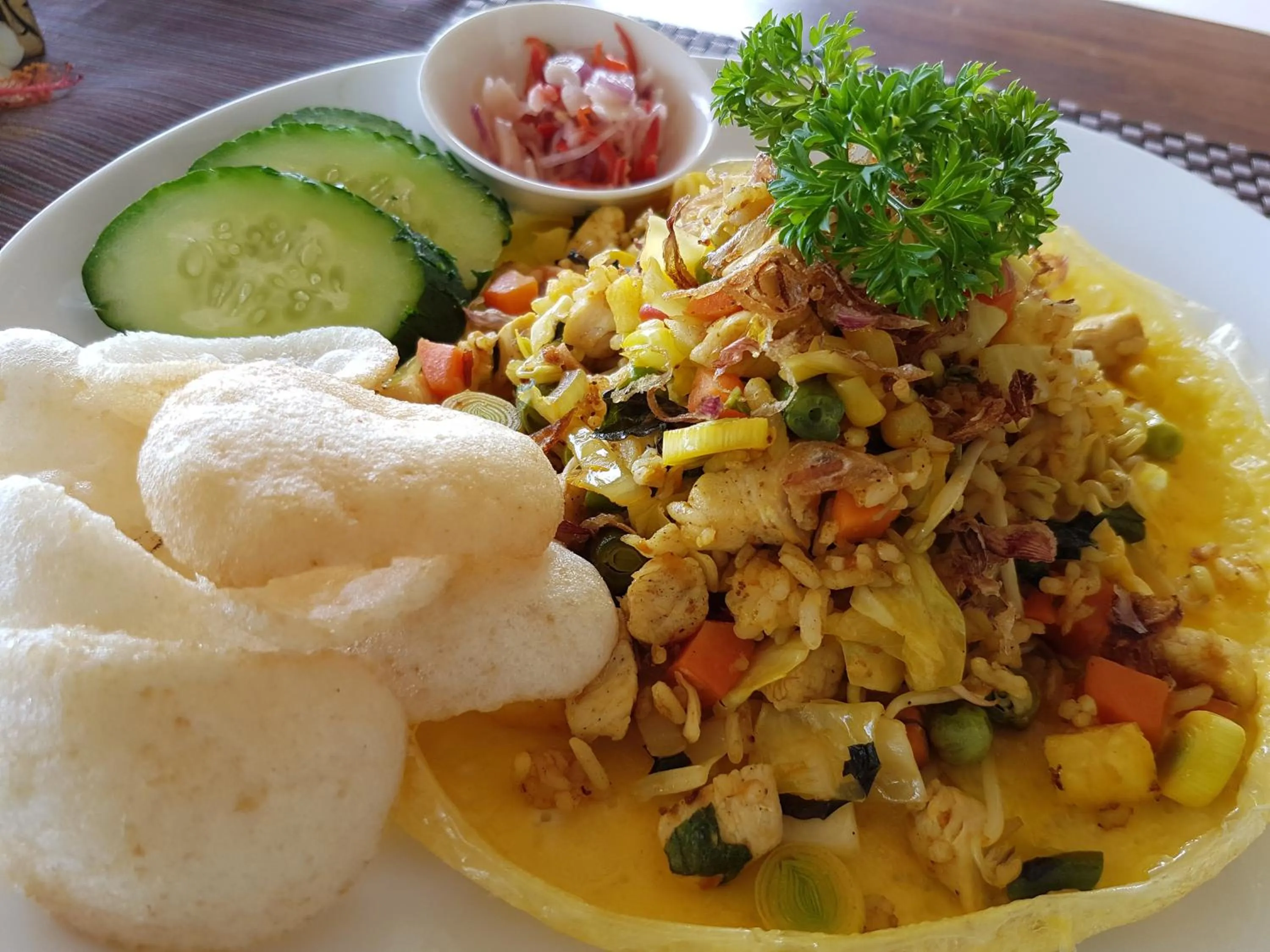 Food in Hotel Genggong