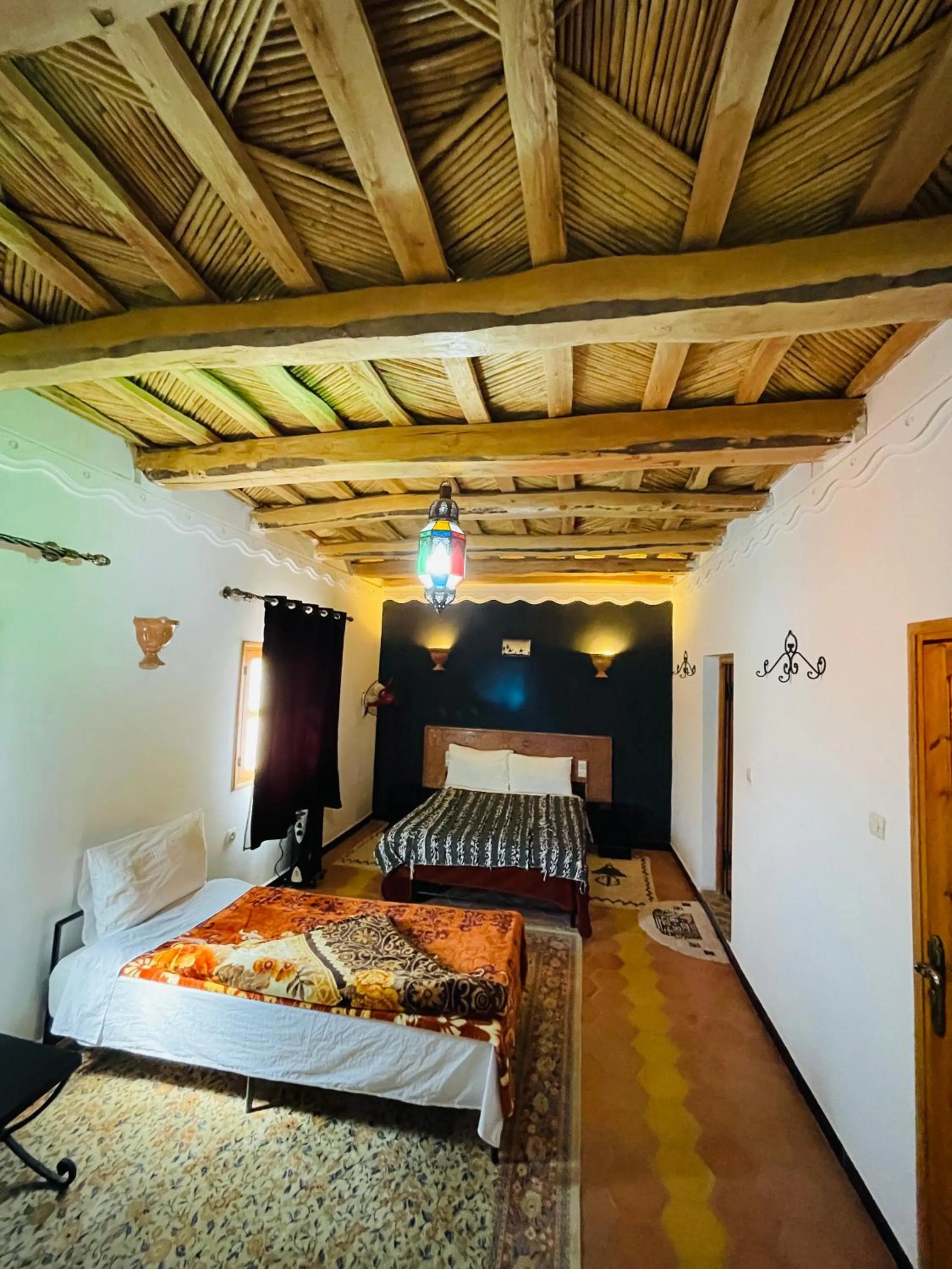 Quadruple Room with Mountain View in Hiking Nomads Guesthouse