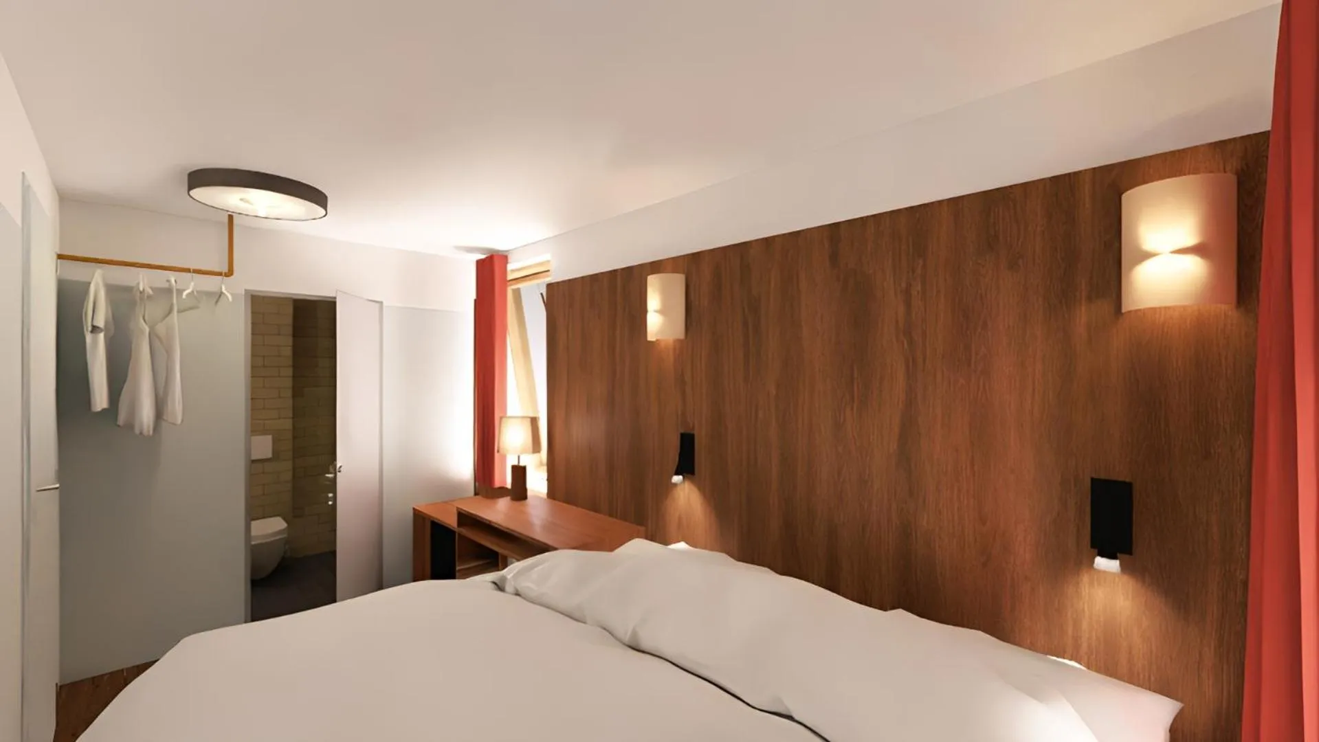 Bed in Hotel The Exchange