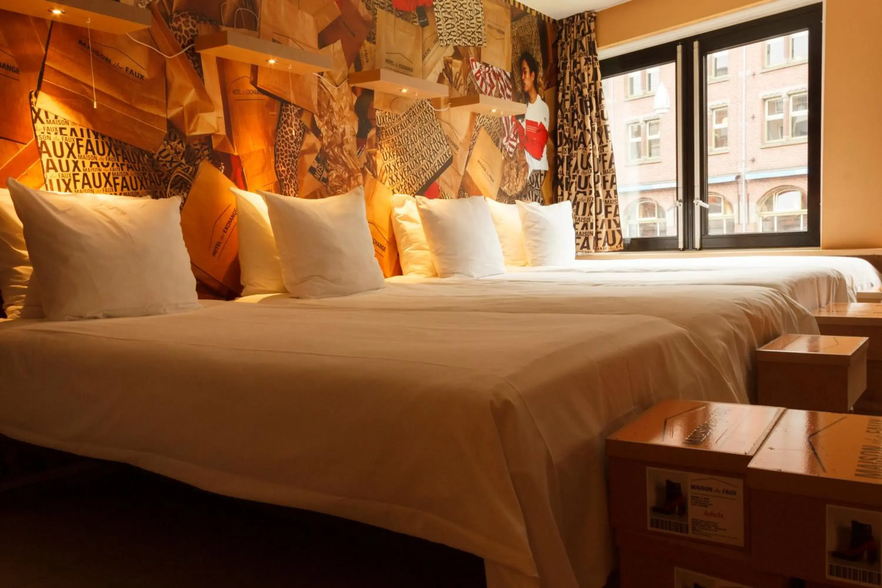 Bed in Hotel The Exchange Bed in Hotel The Exchange