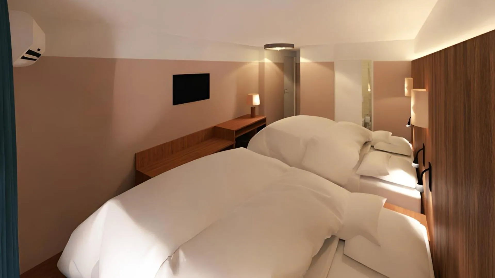 Bed in Hotel The Exchange