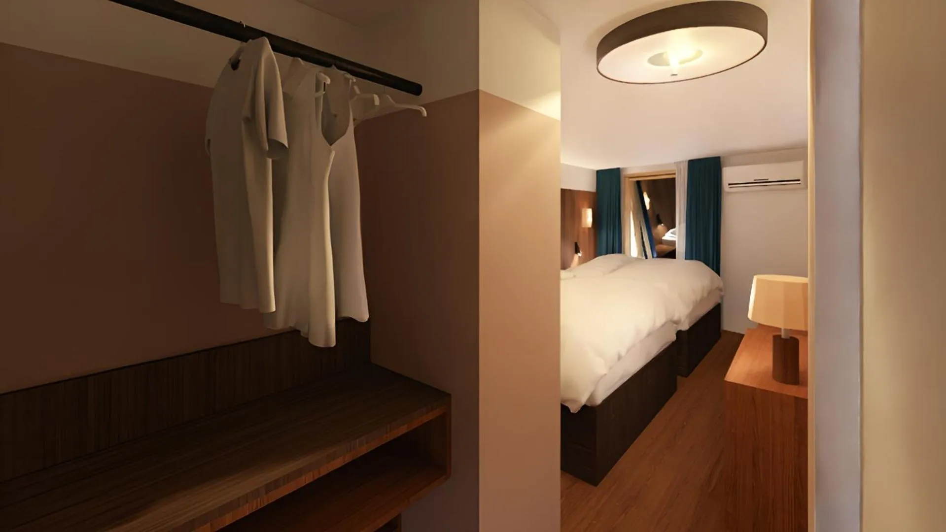 Bed in Hotel The Exchange