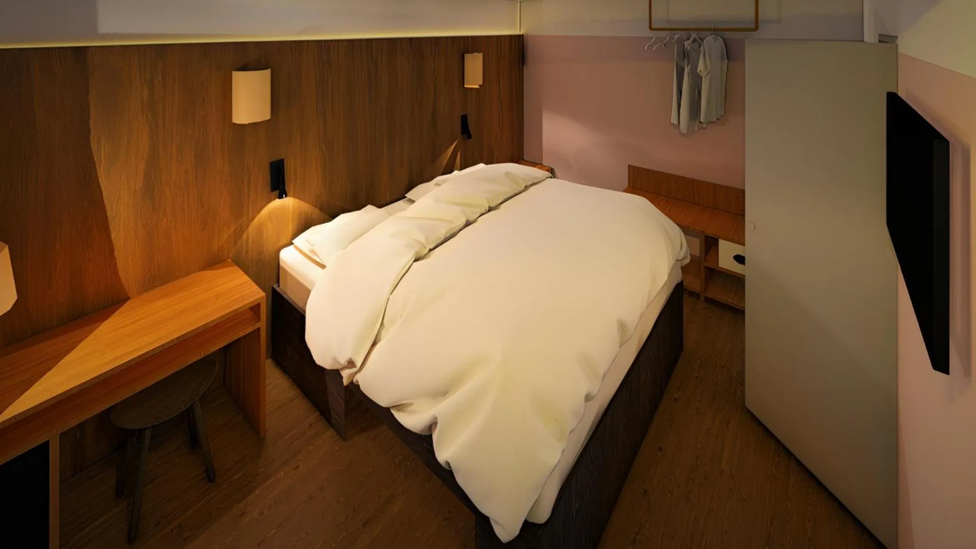 Bed in Hotel The Exchange