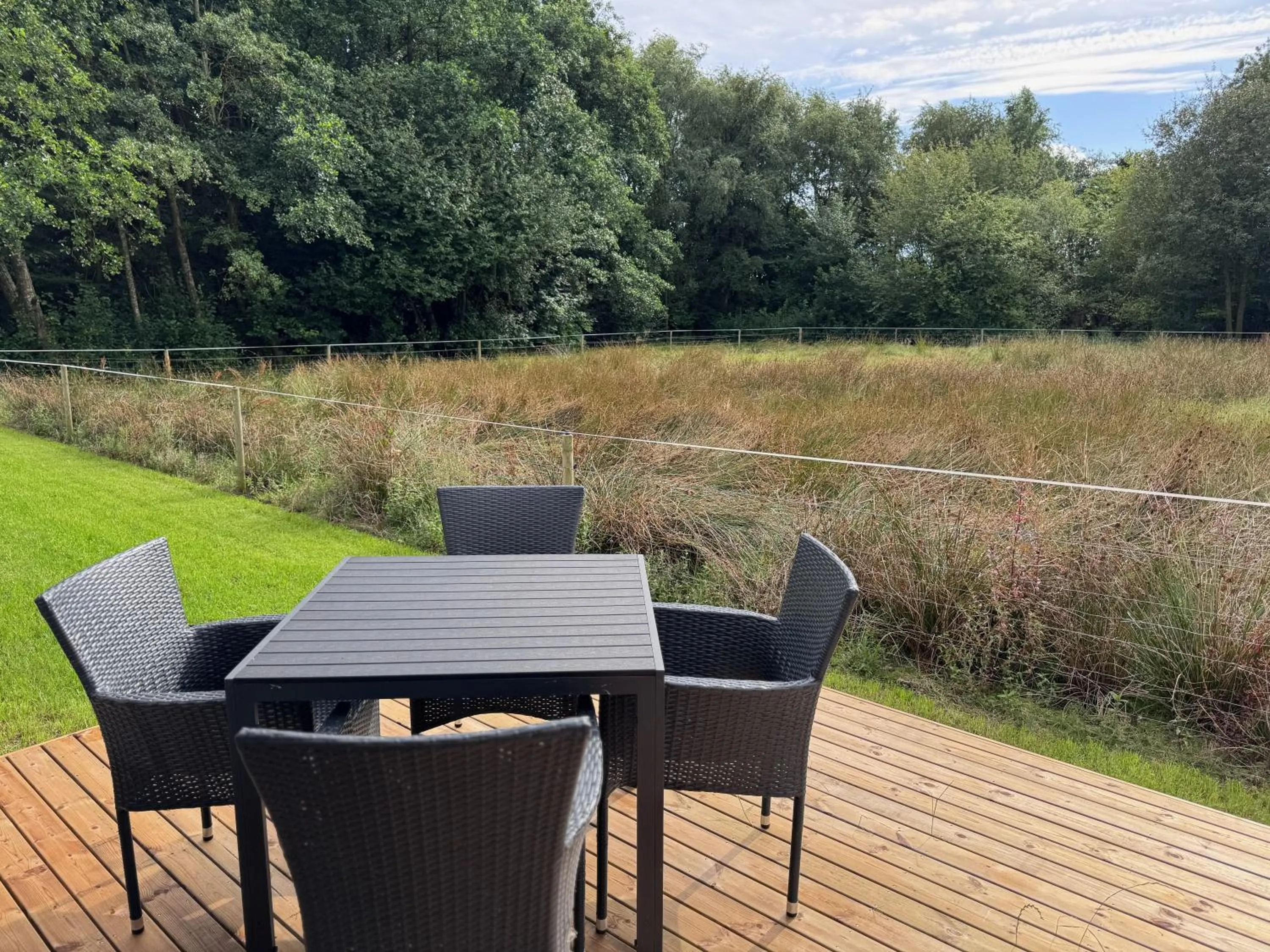 Patio in Pension Lærkelill