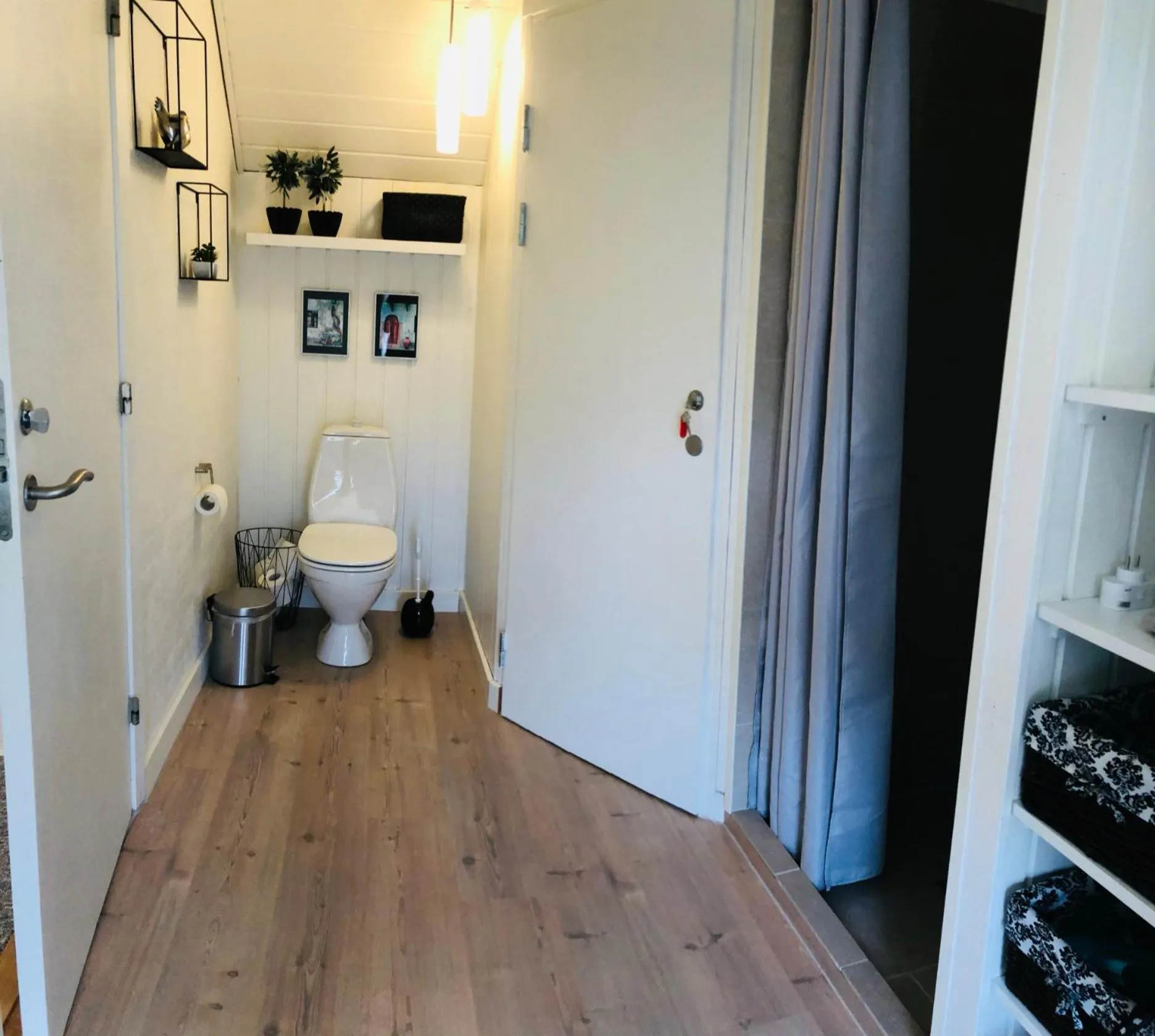 Toilet in Pension Lærkelill