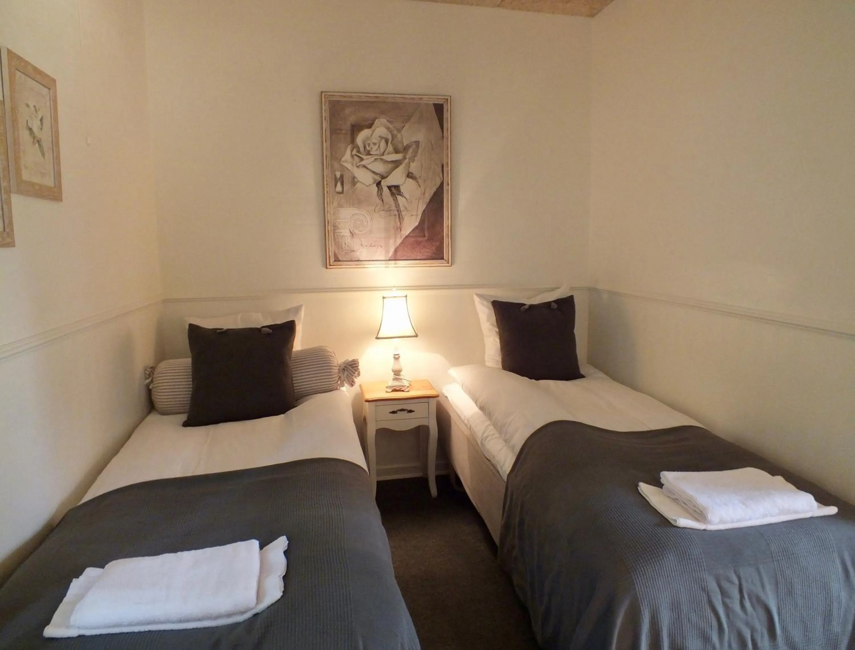 Bed in Pension Lærkelill