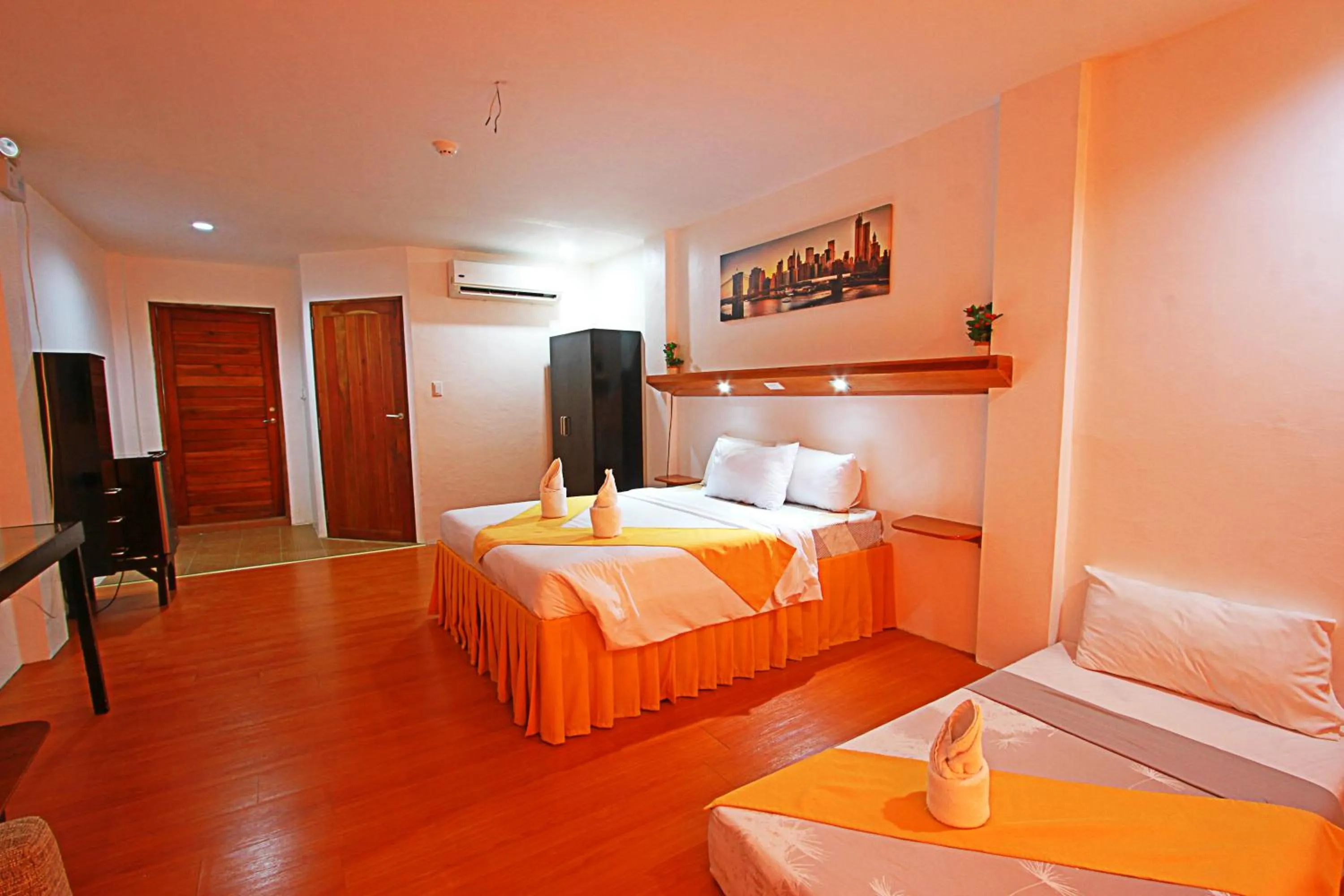 Bed in Harmony Hotel