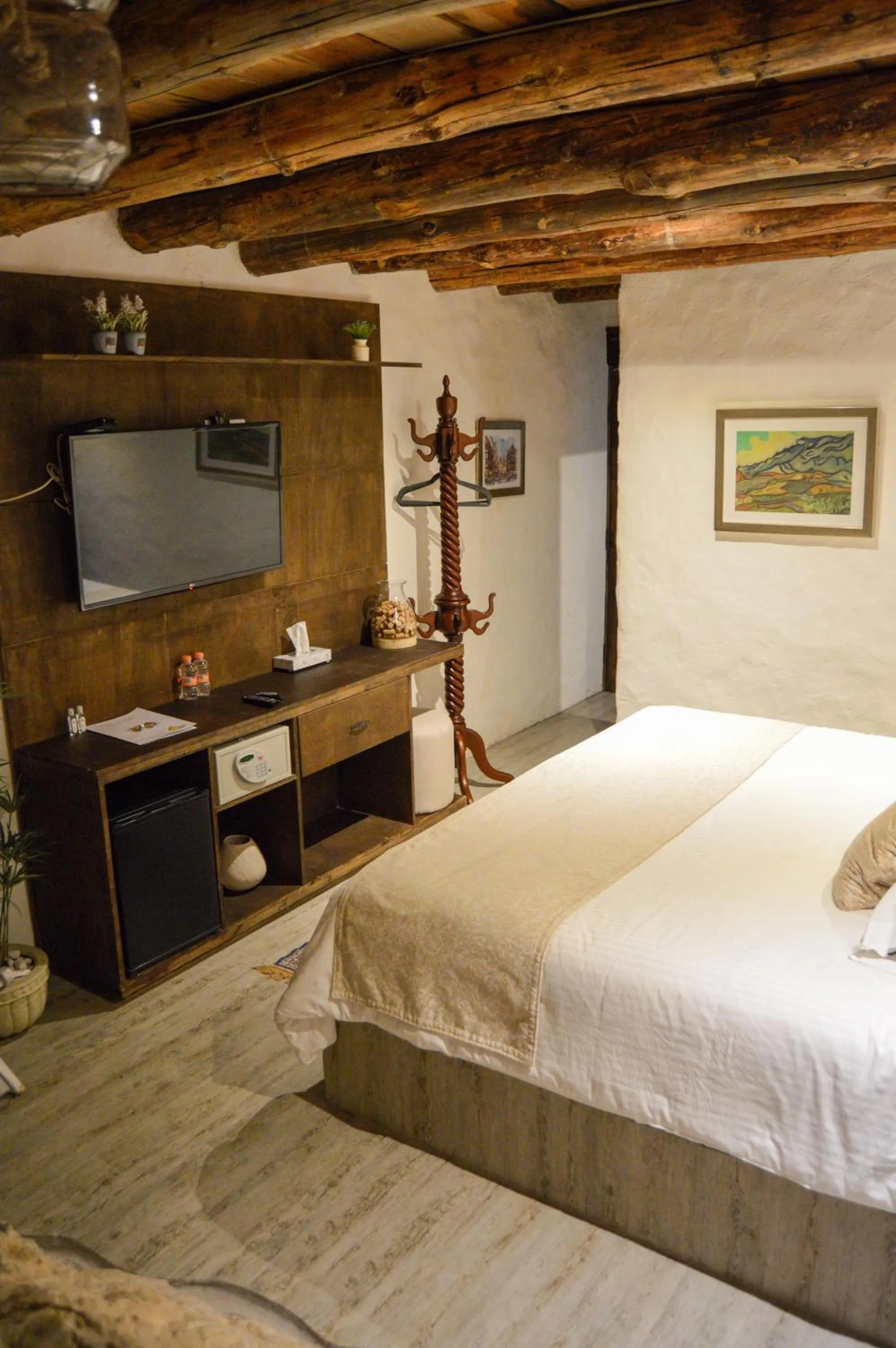Bed in Hotel de Piedra