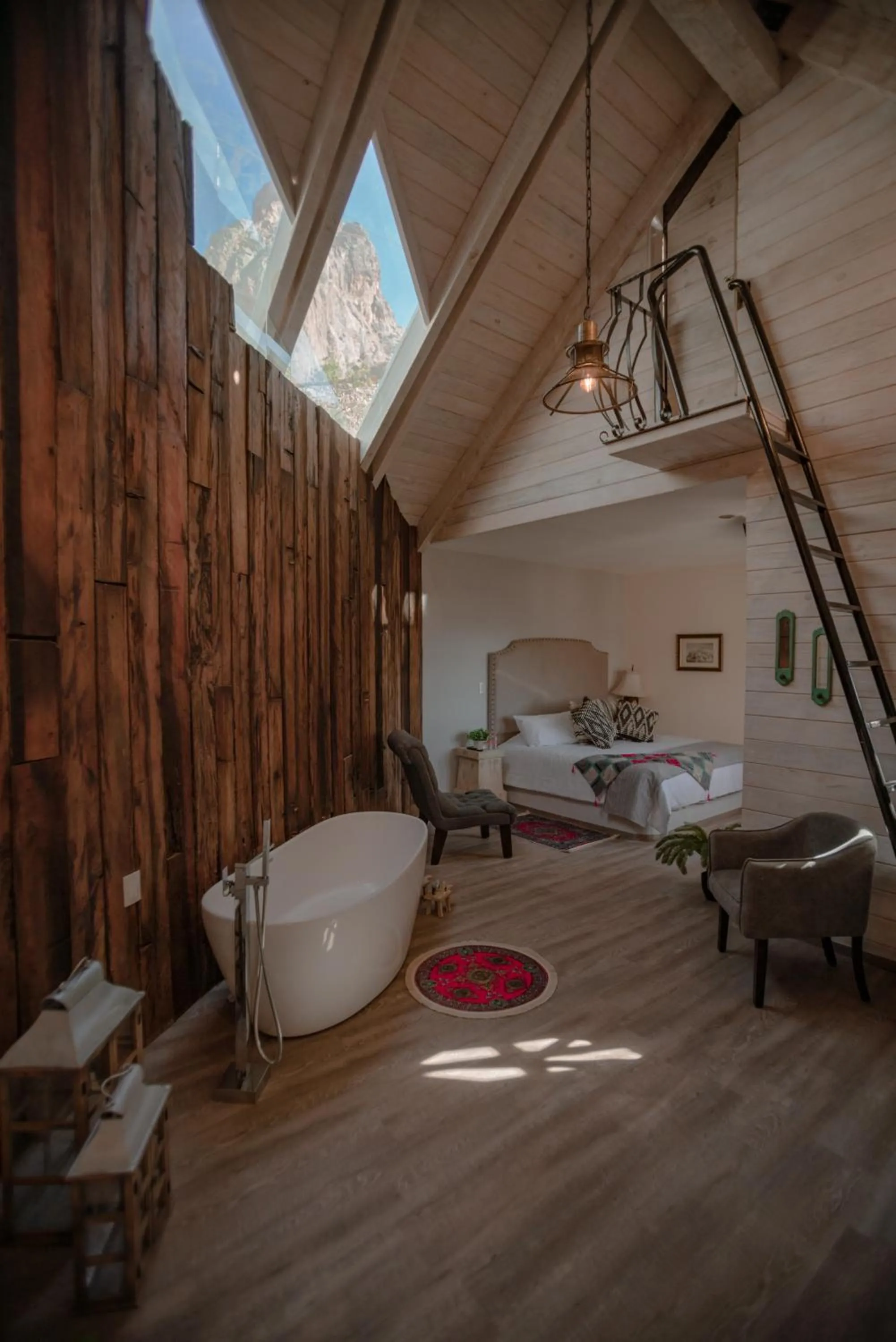 Bed in Hotel de Piedra