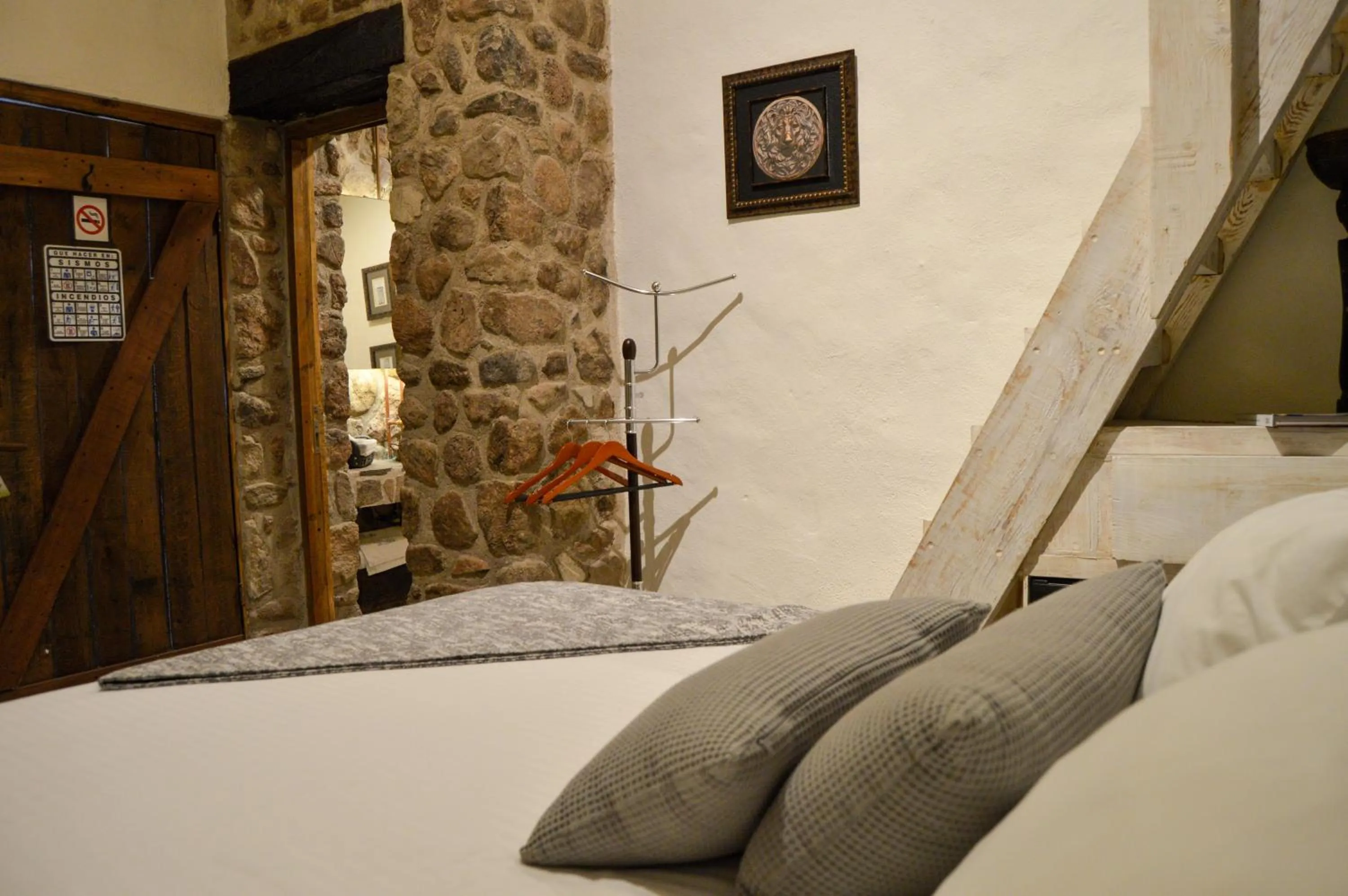 Bed in Hotel de Piedra