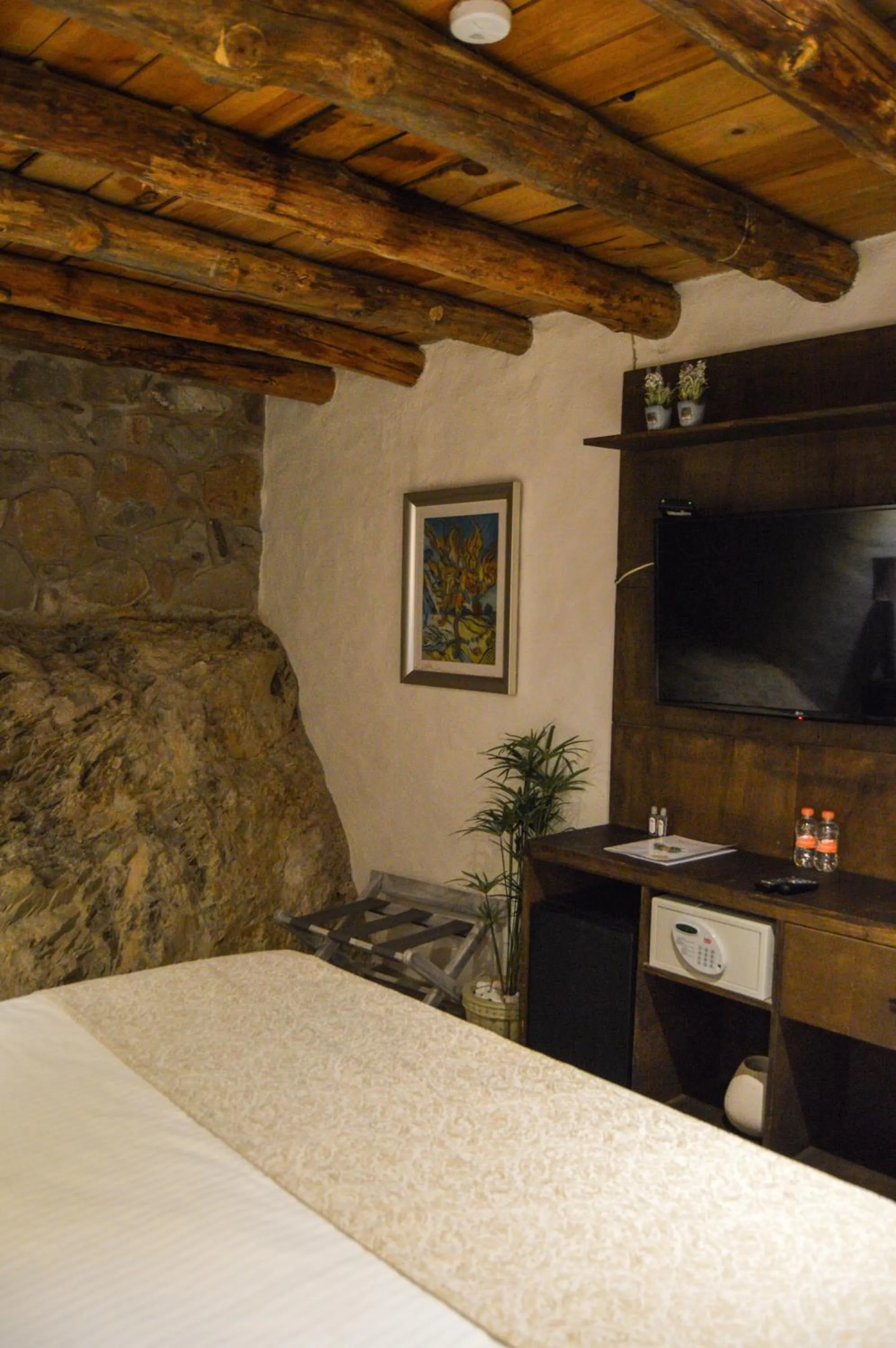 Bed in Hotel de Piedra