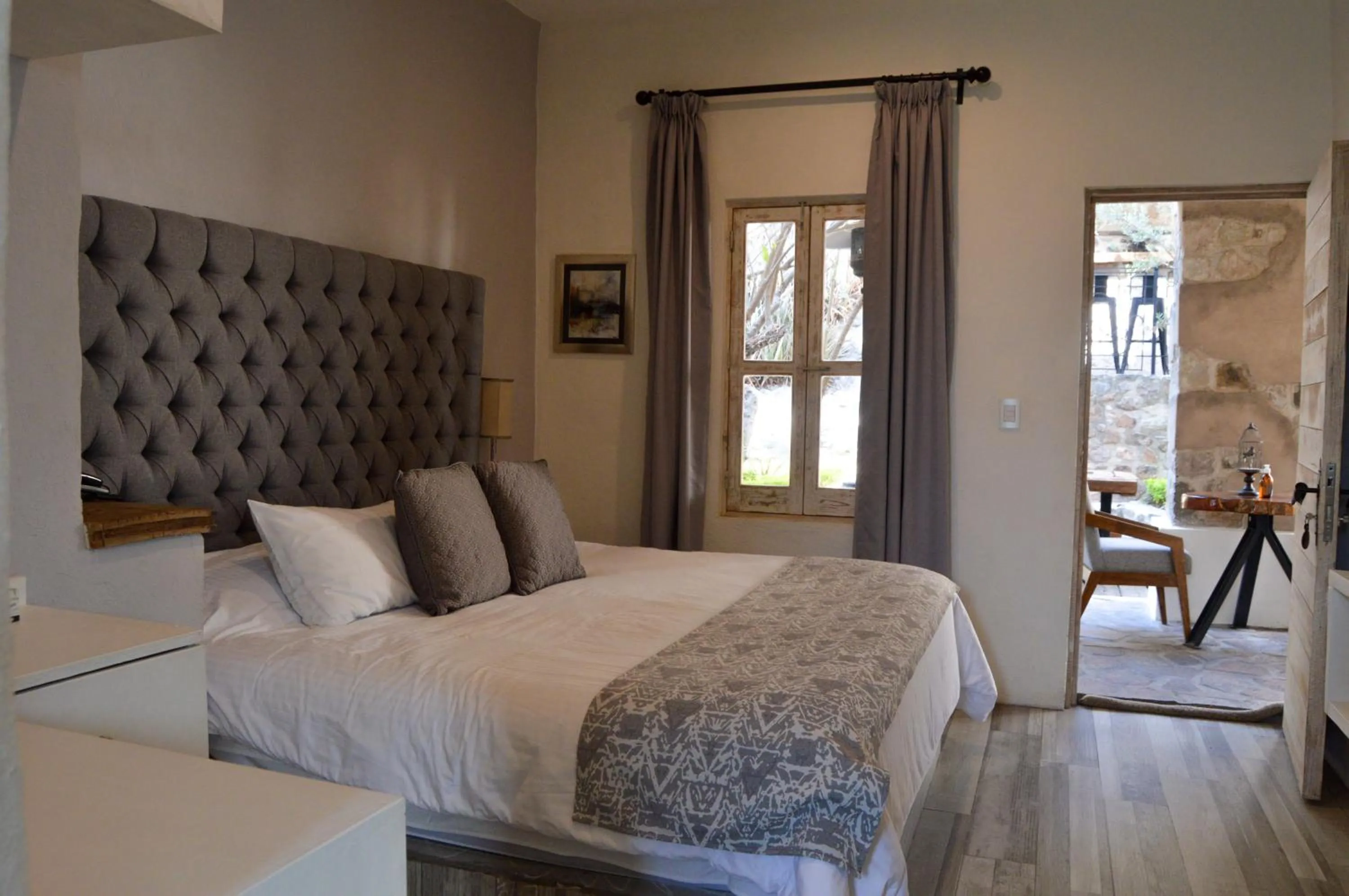 Bed in Hotel de Piedra