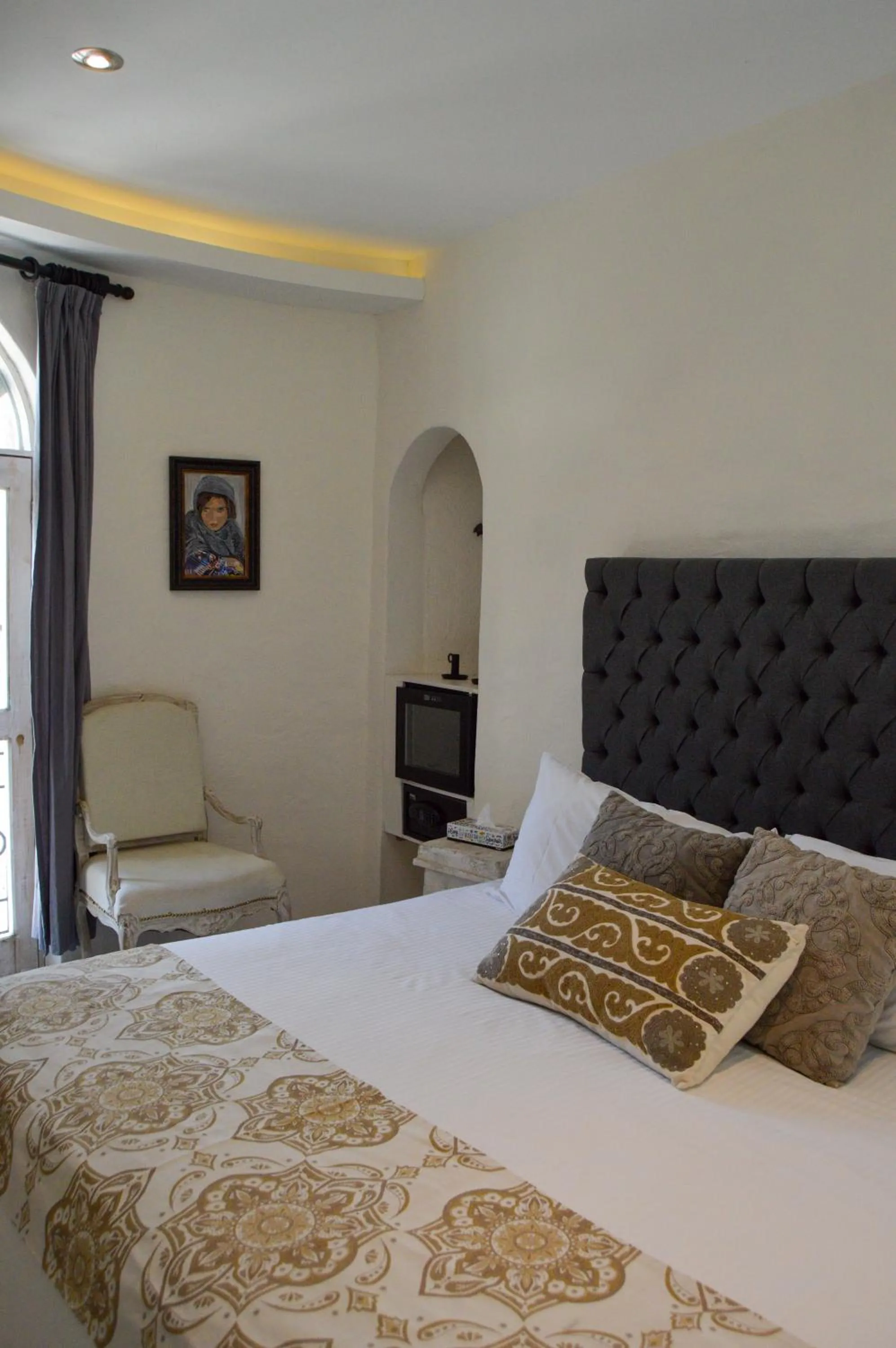 Bed in Hotel de Piedra