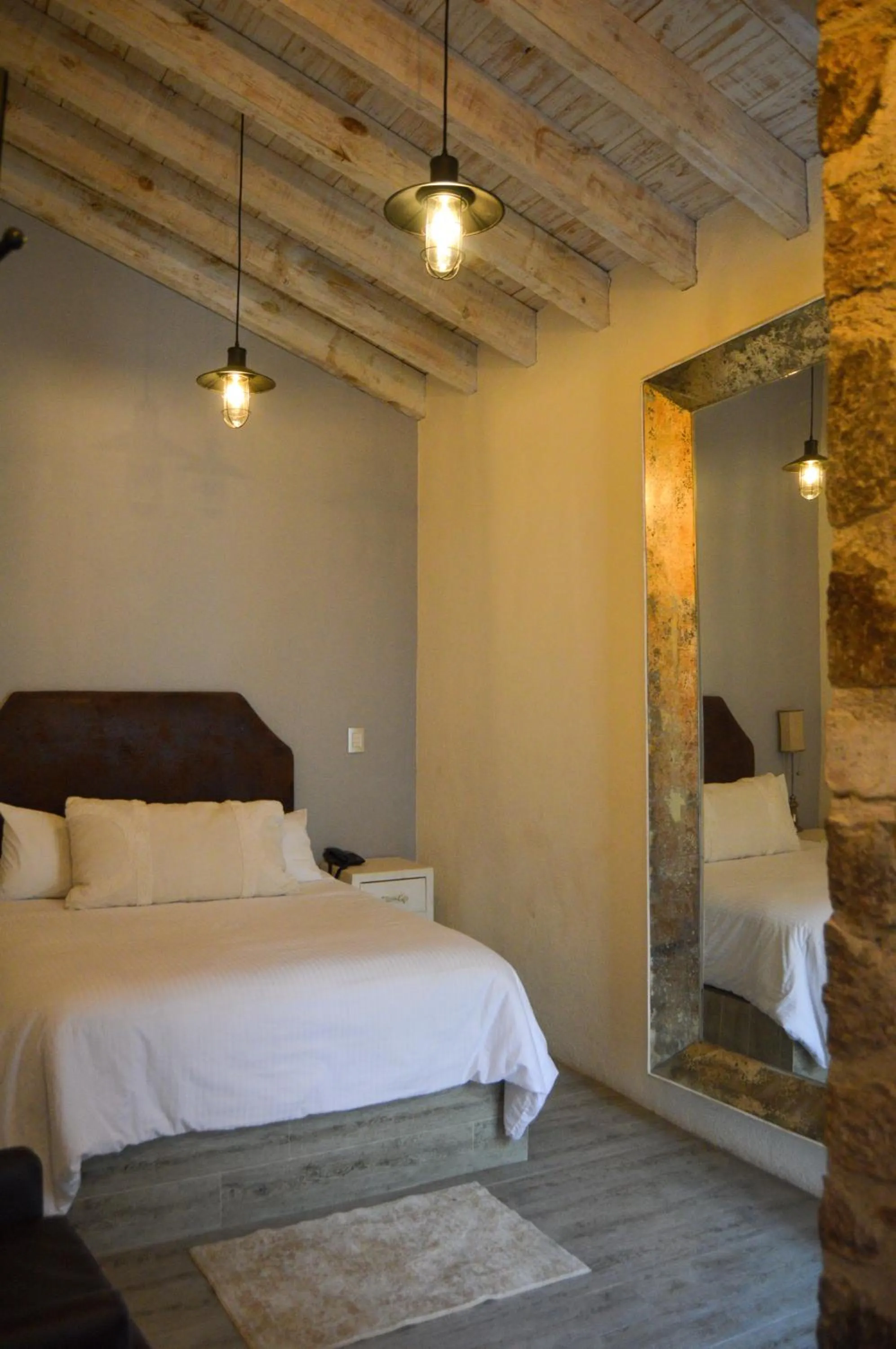 Bed in Hotel de Piedra