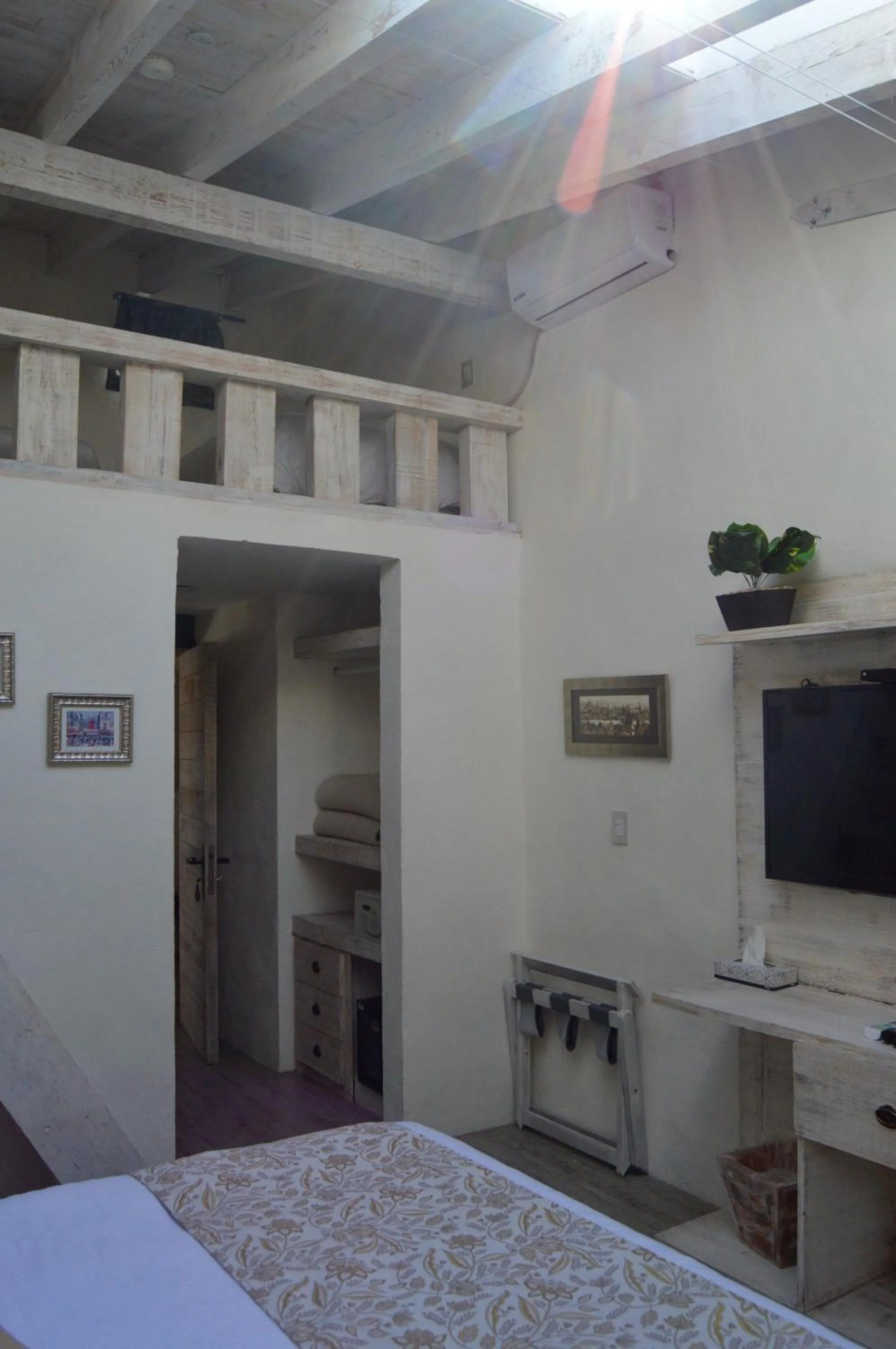 Bed in Hotel de Piedra