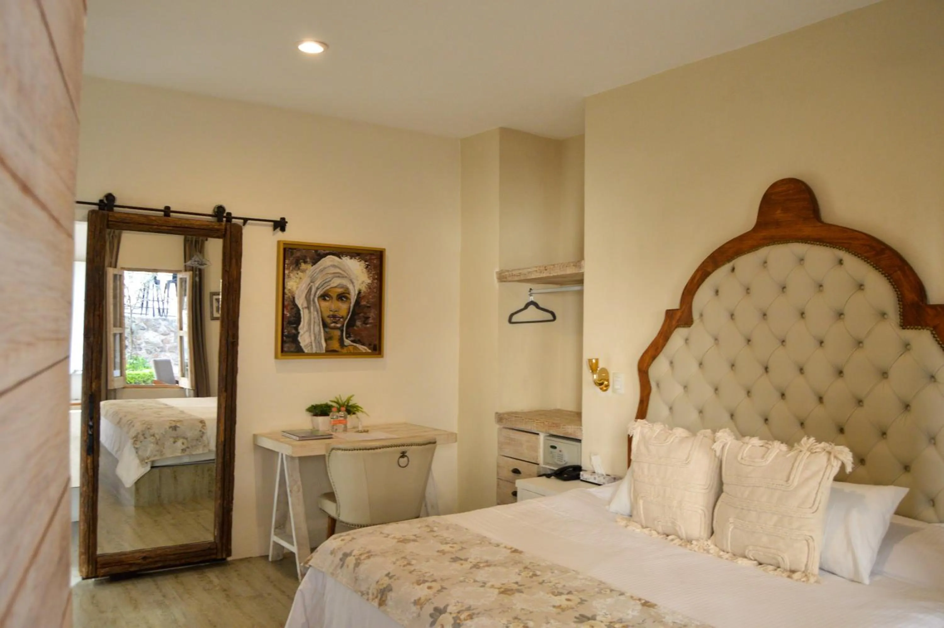 Bed in Hotel de Piedra