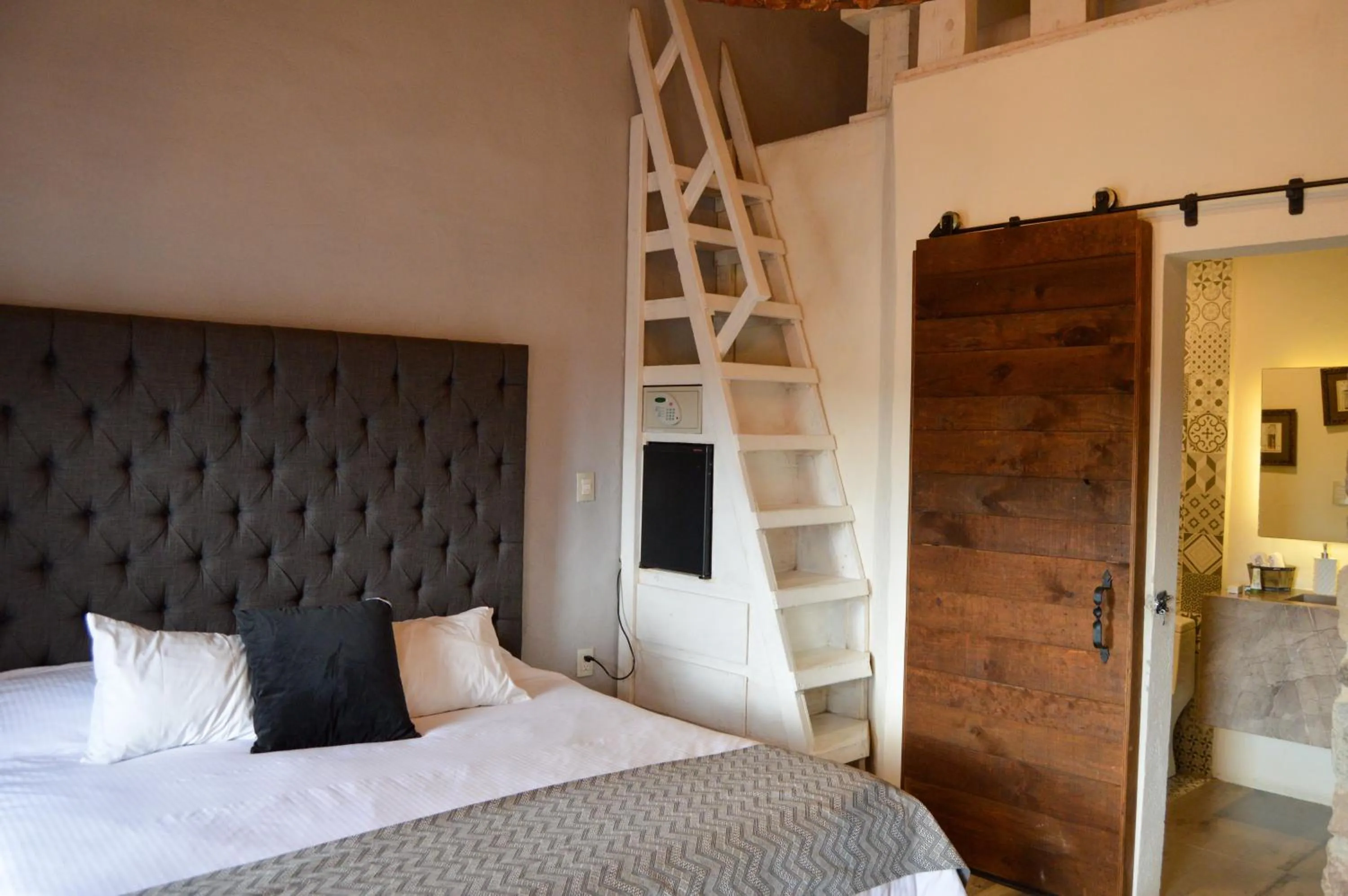 Bed in Hotel de Piedra