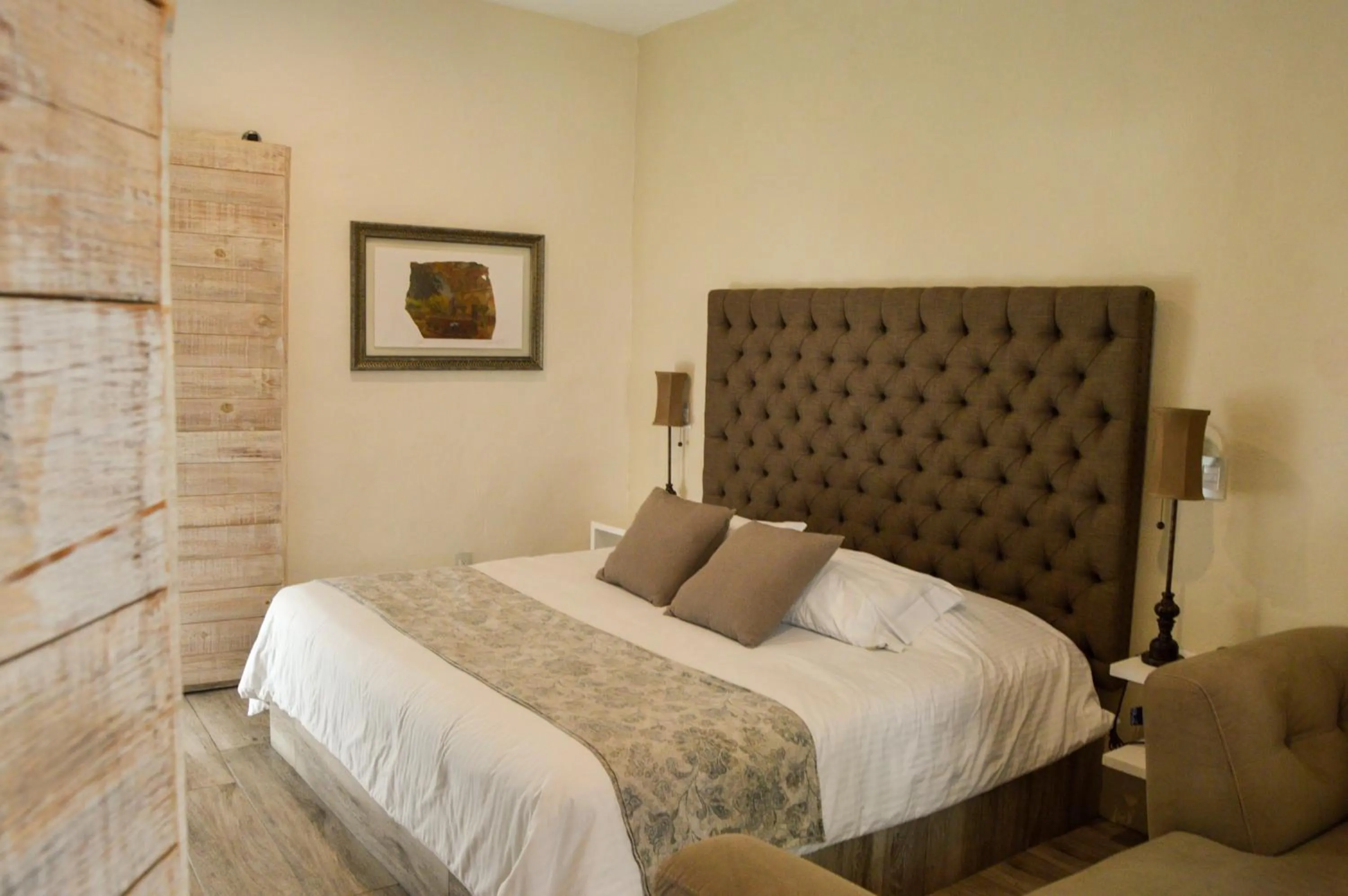 Bed in Hotel de Piedra