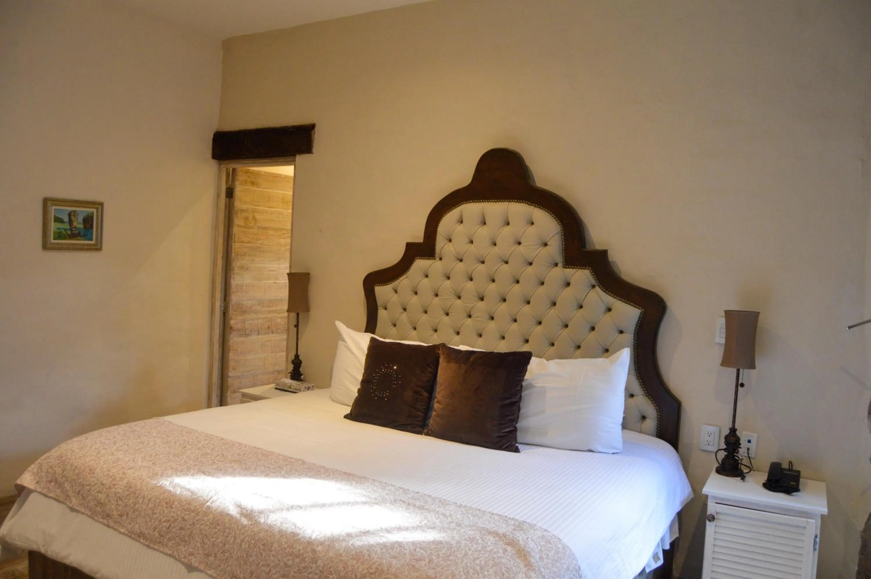 Bed in Hotel de Piedra