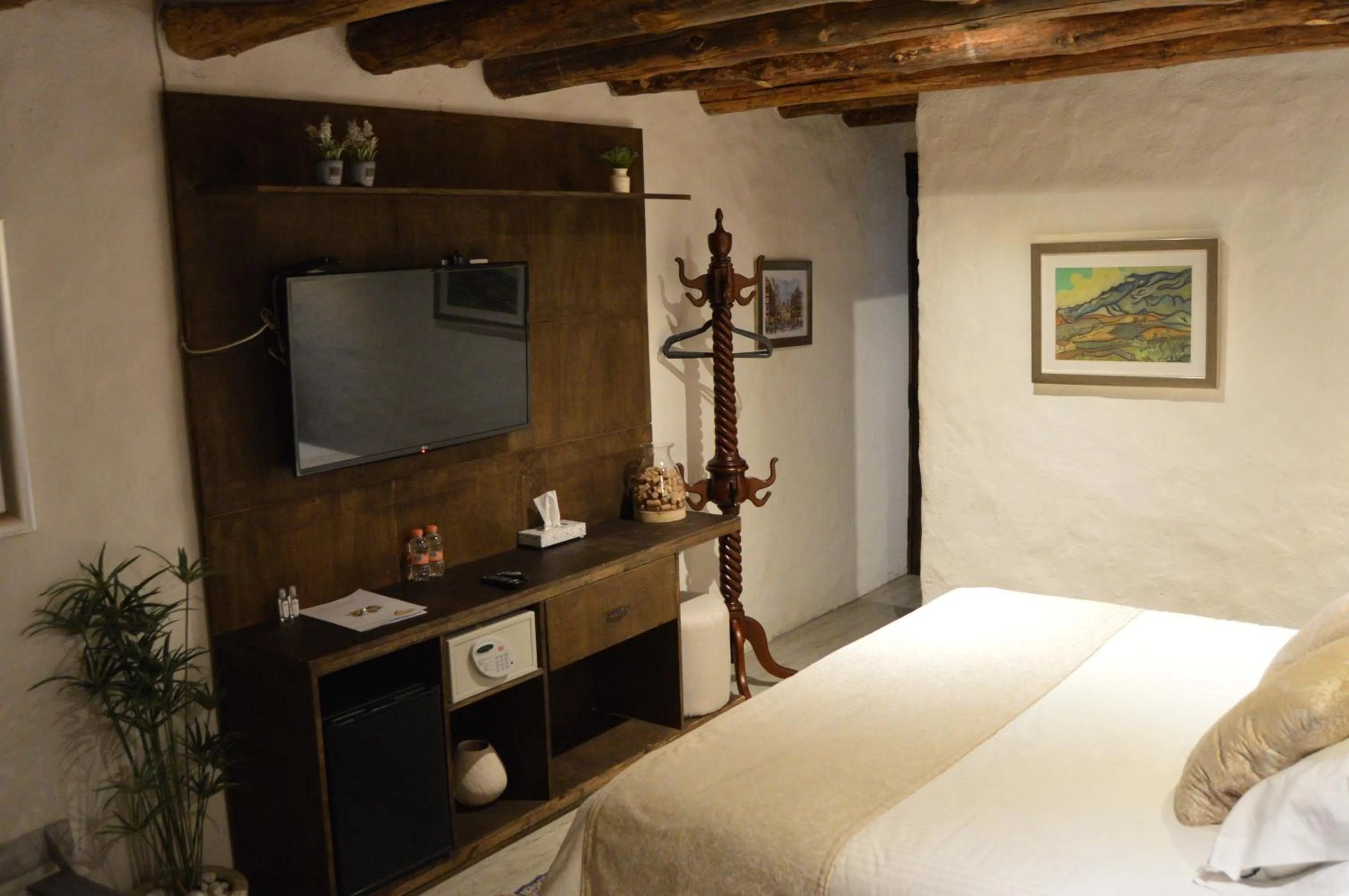 Bed in Hotel de Piedra