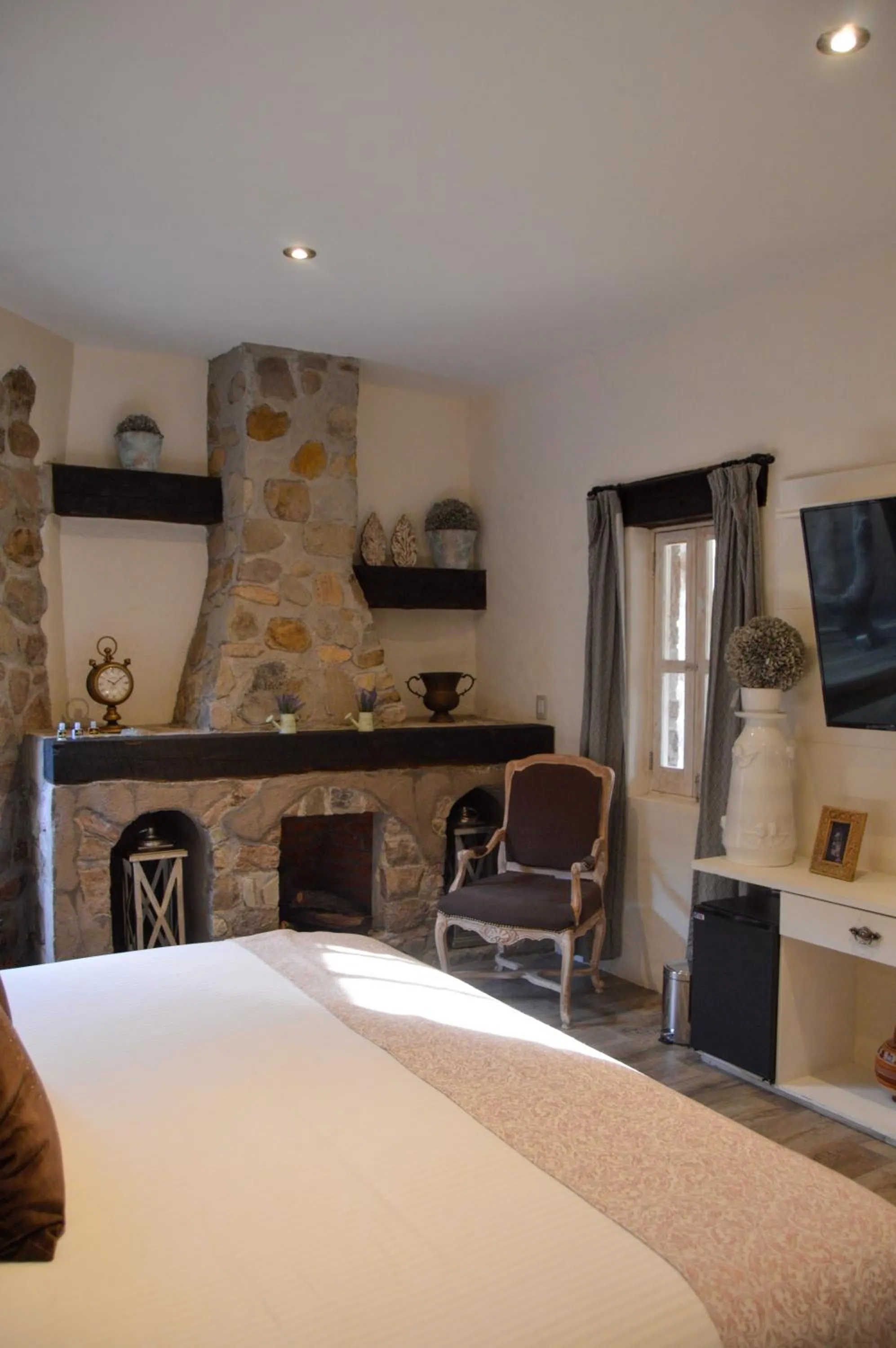 Bed in Hotel de Piedra