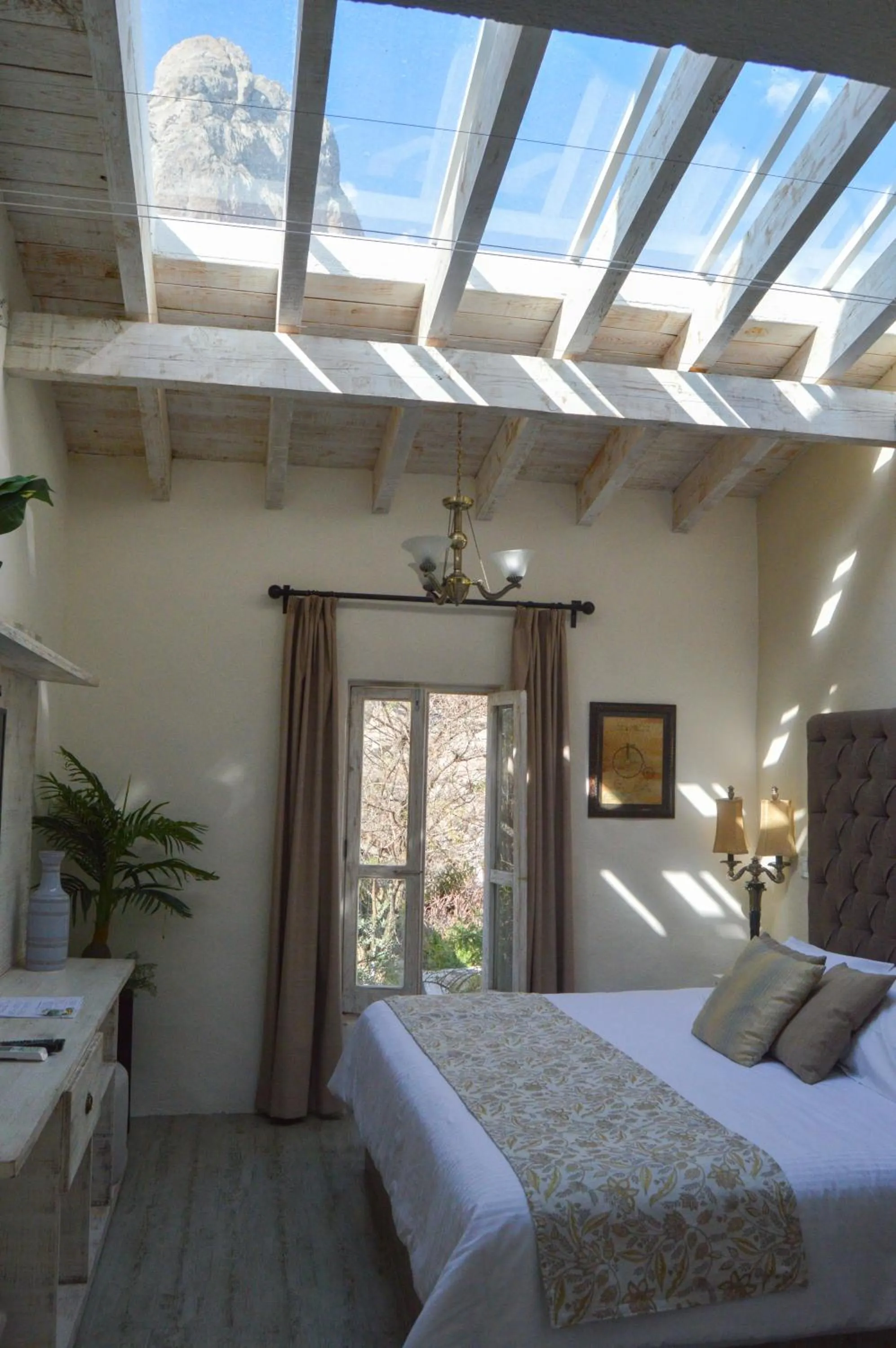 Bed in Hotel de Piedra