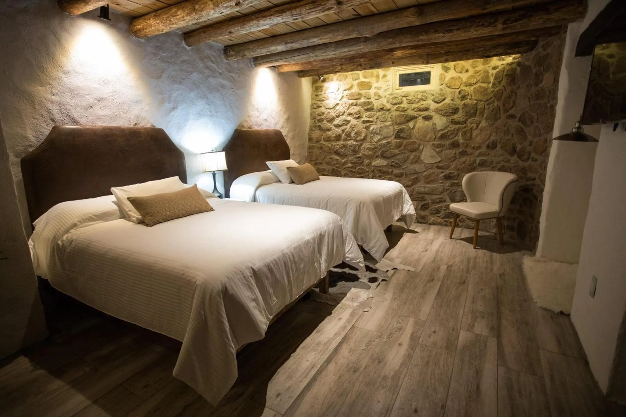 Bed in Hotel de Piedra