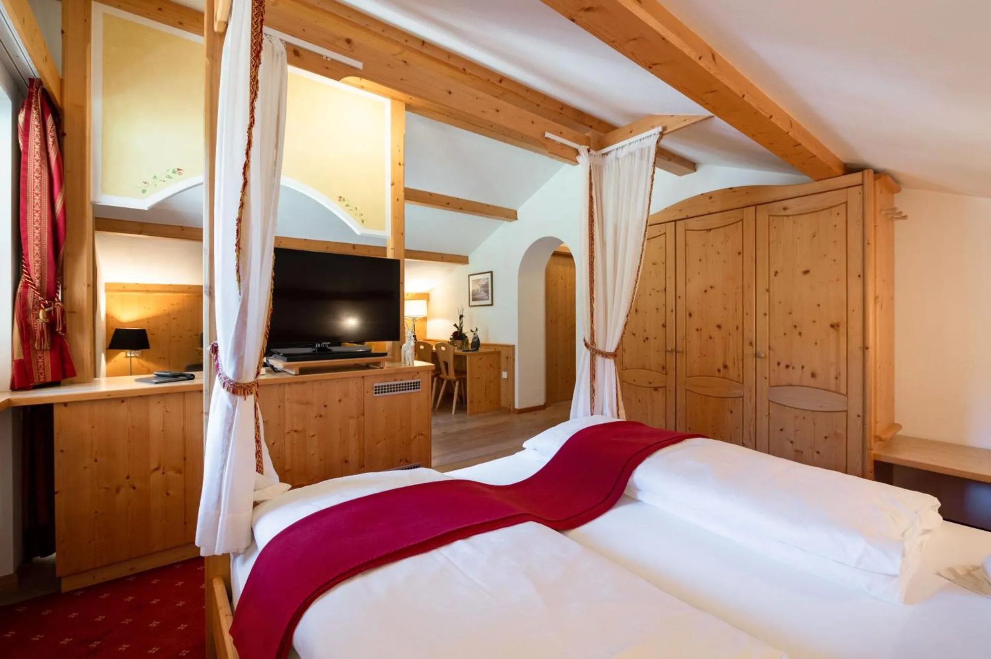 Bed in Hotel Florian