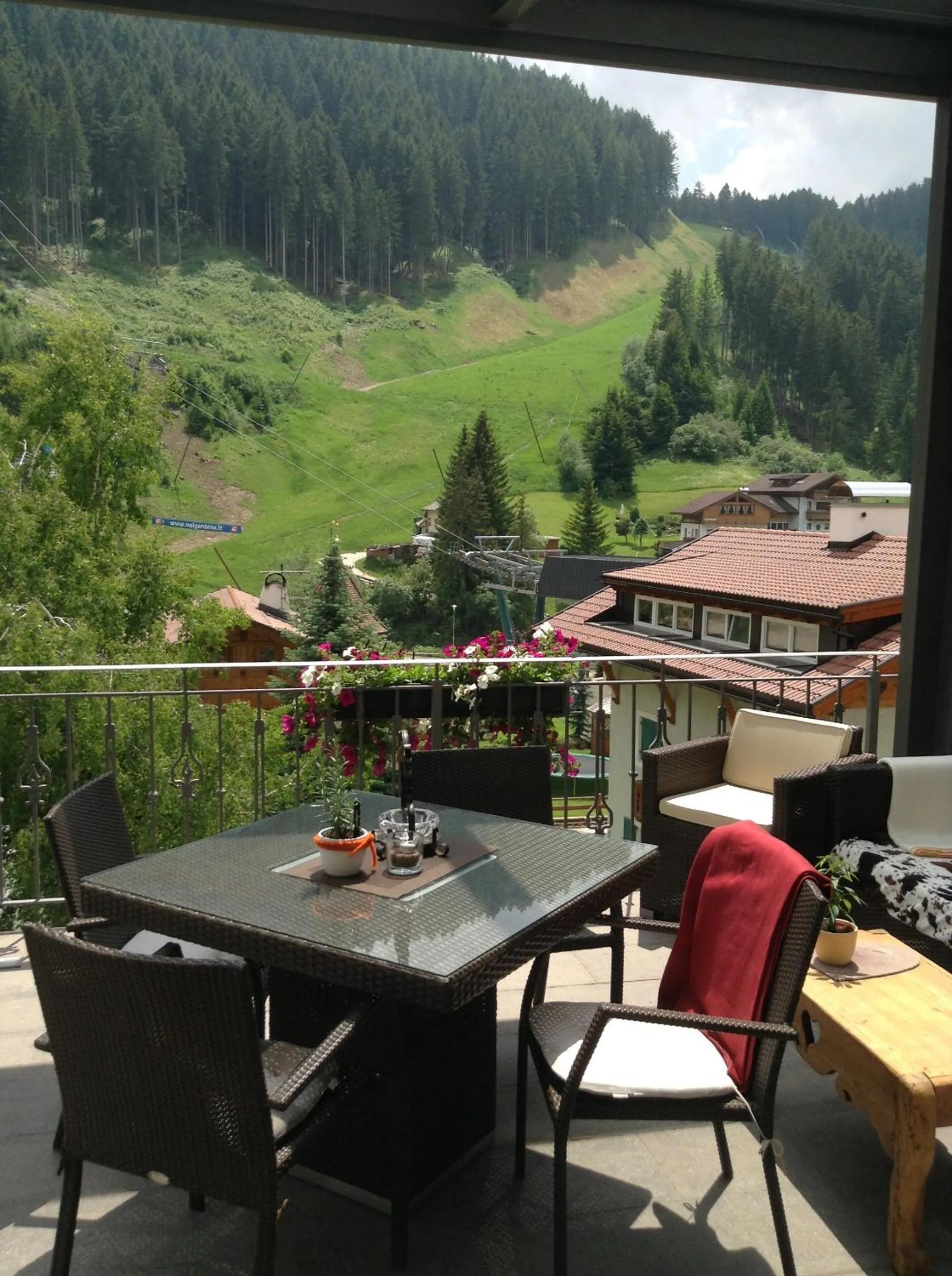 Patio in Hotel Florian