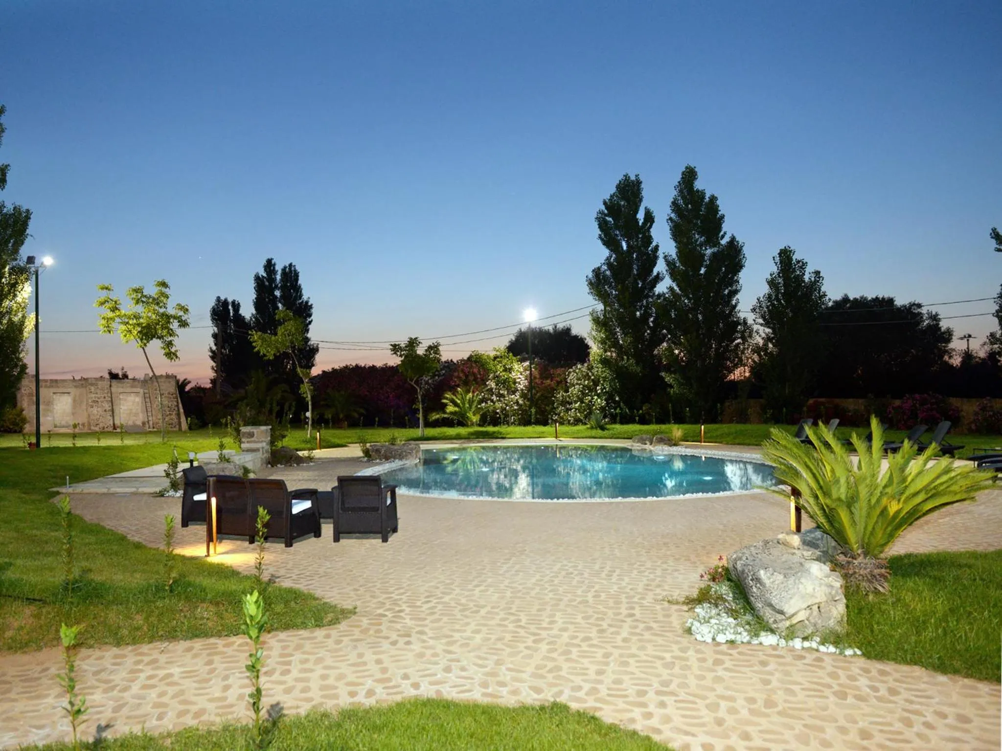 Swimming pool in Tenuta Monaci La Murra