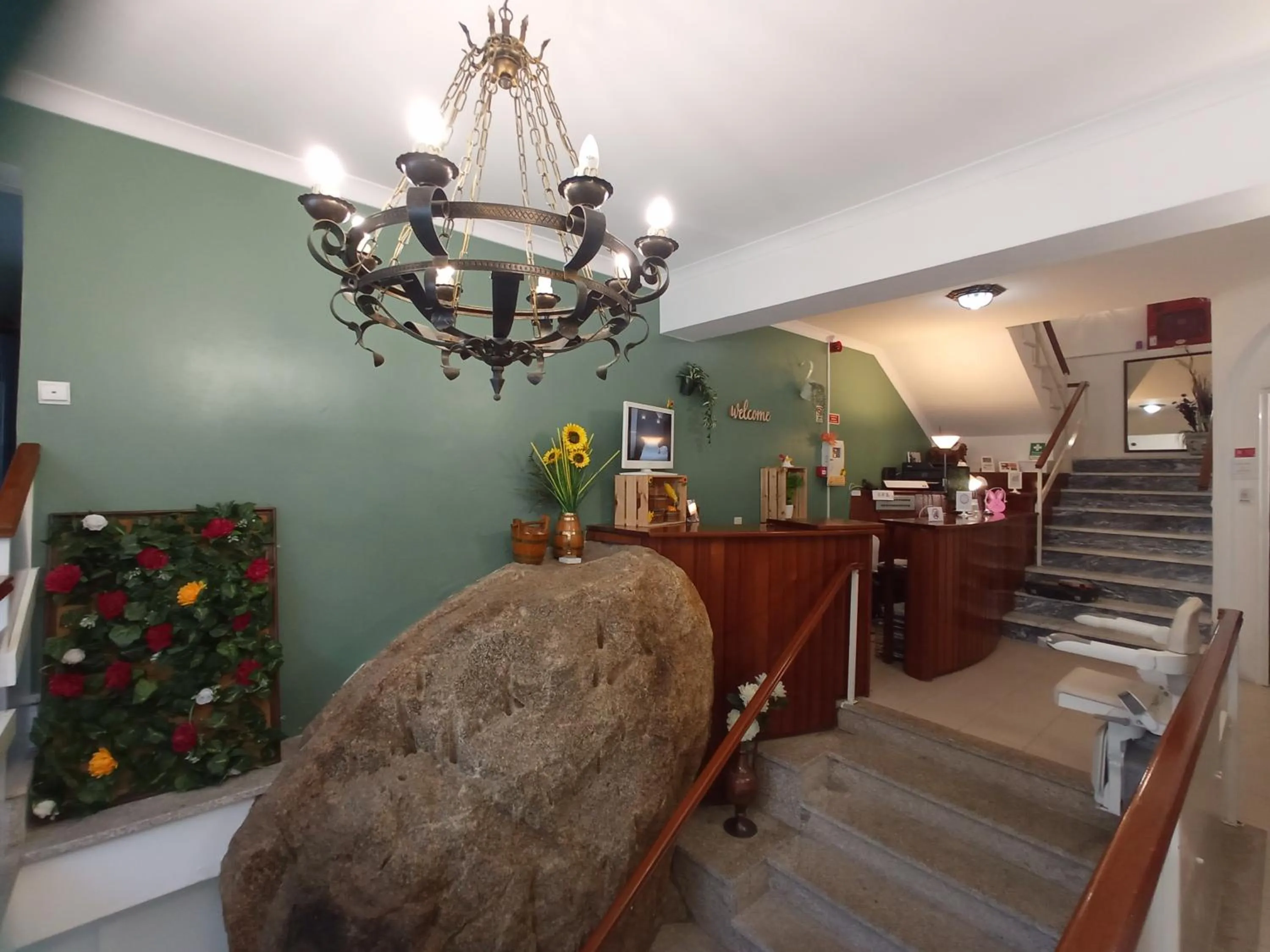 Lobby or reception in Casa das Termas