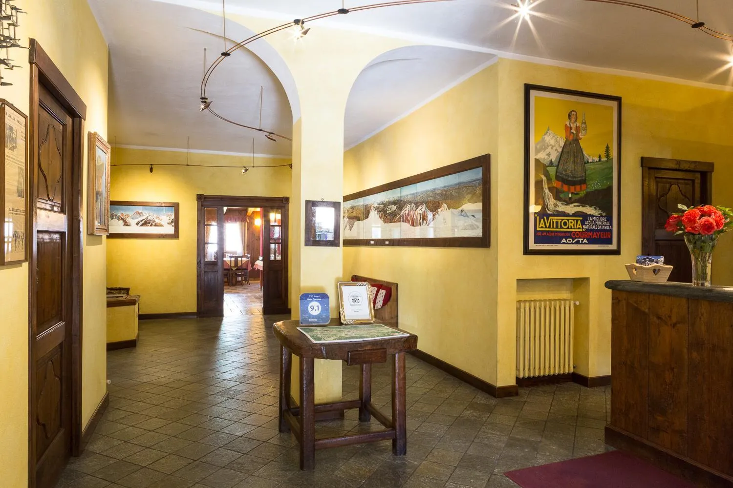 Lobby or reception in Hotel Crampon